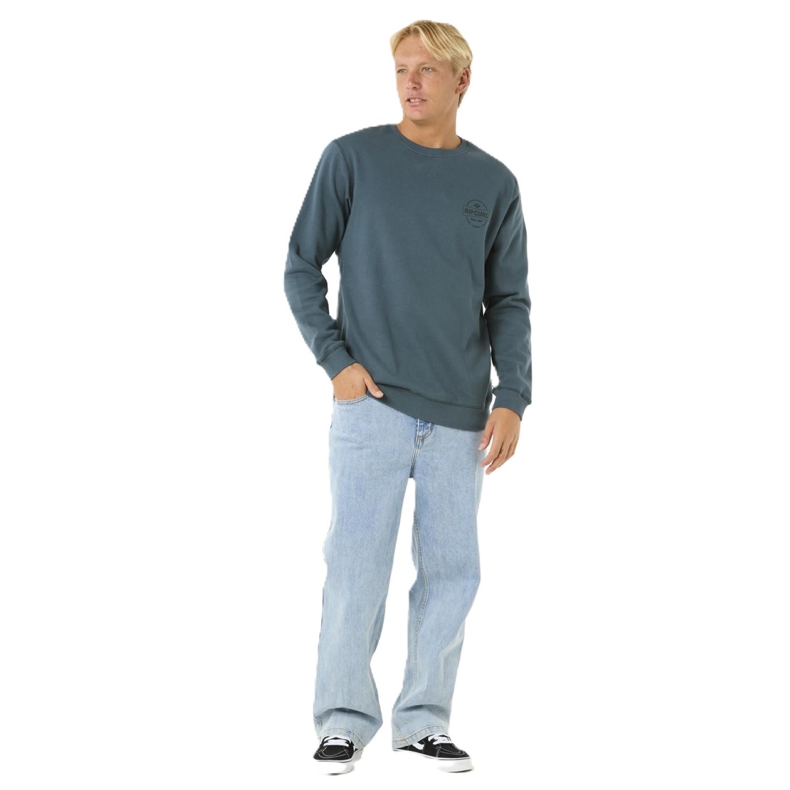 Rip Curl Hombre Stapler Crew Sudadera - Imagen 11 de 19