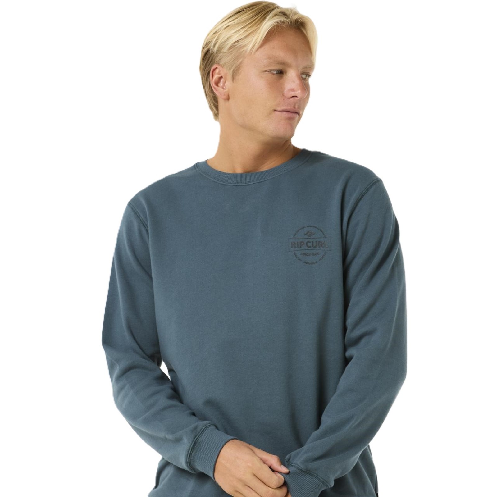 Rip Curl Hombre Stapler Crew Sudadera - Imagen 13 de 19