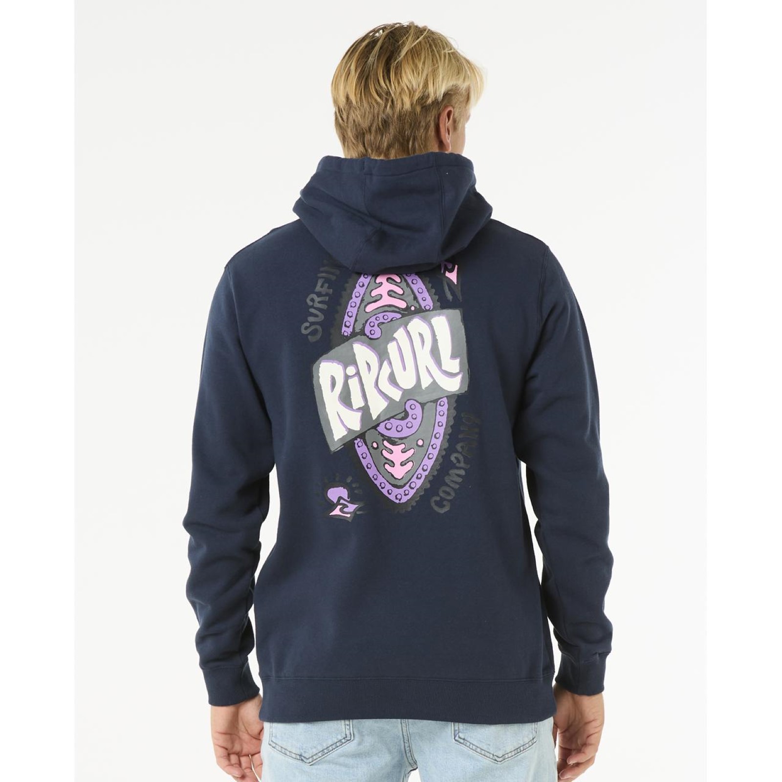 Rip Curl Mens Shield Hood Hoodie - Picture 9 of 11