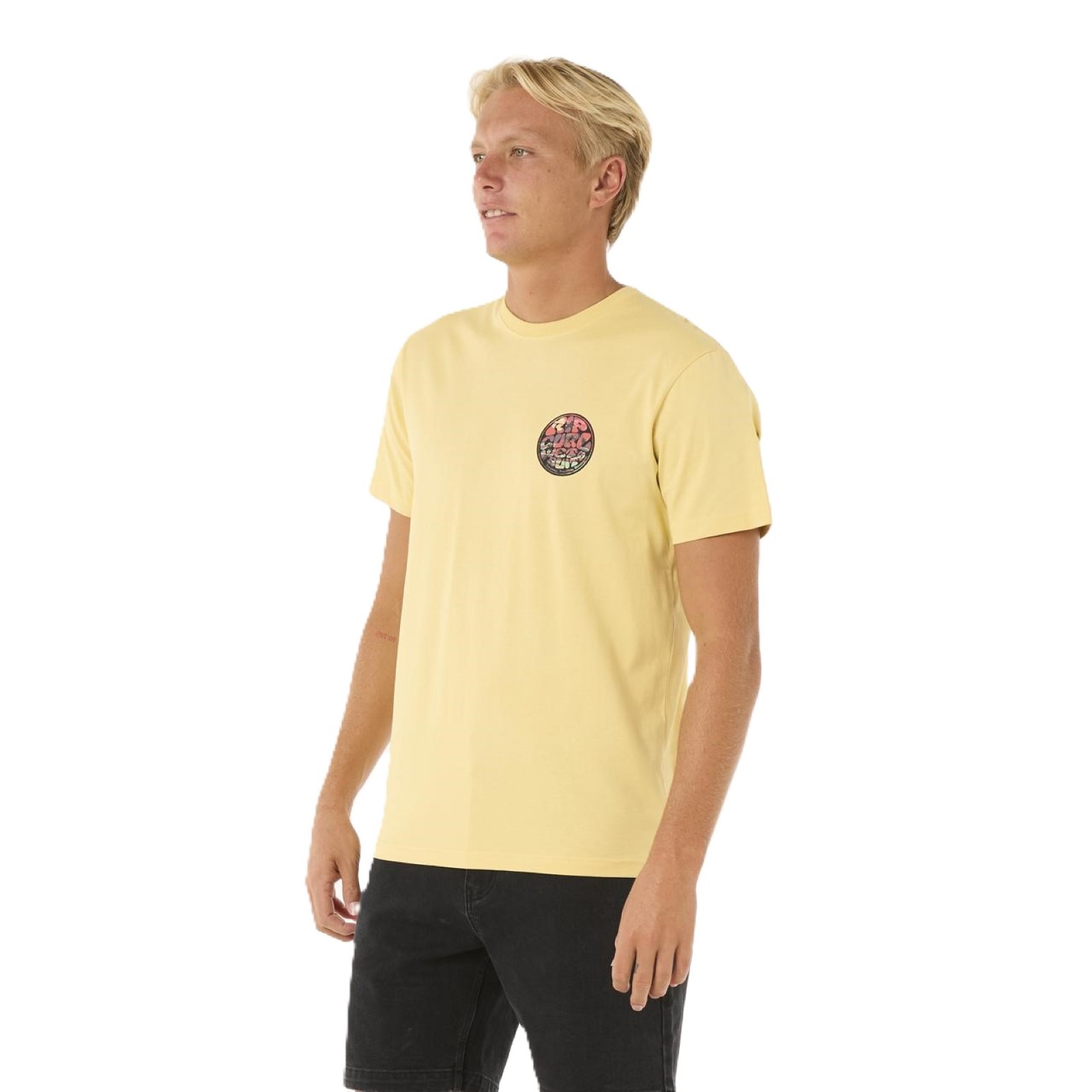Rip Curl Mens Wettie Passage Icon Short Sleeve T-Shirt - Picture 13 of 36