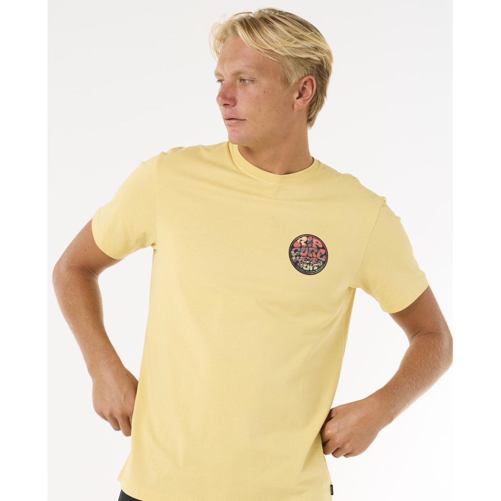 Rip Curl Mens Wettie Passage Icon Short Sleeve T-Shirt - Picture 16 of 36