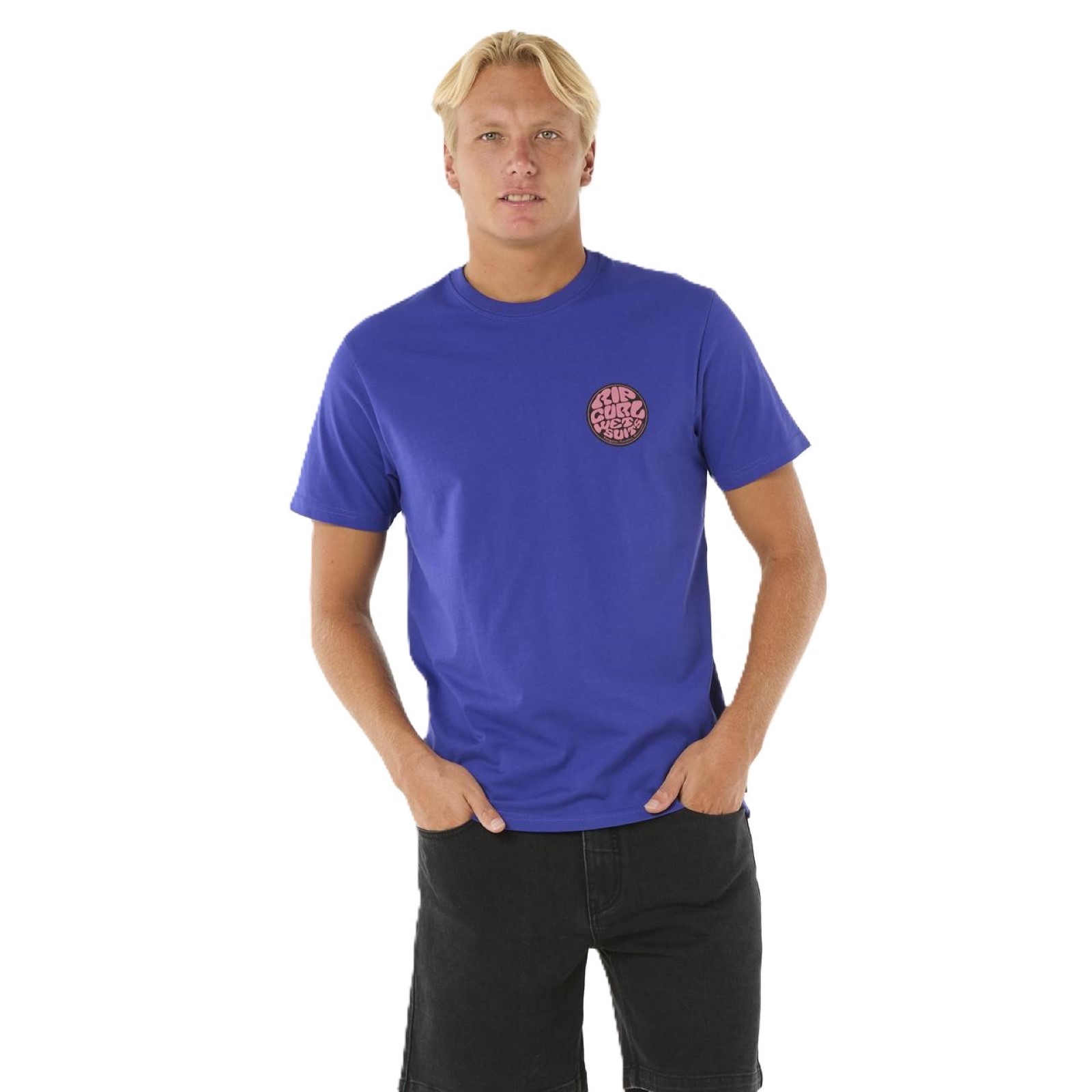 Rip Curl Mens Wettie Passage Icon Short Sleeve T-Shirt - Picture 32 of 36