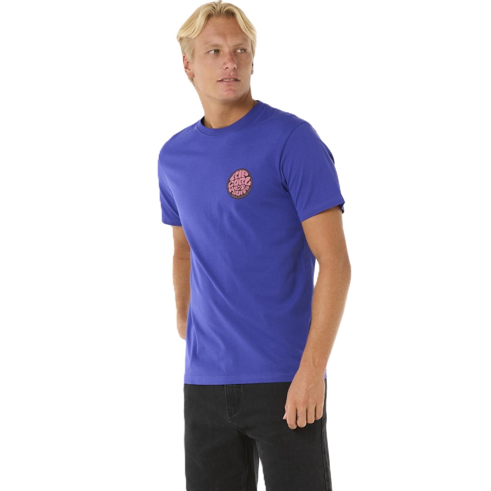 Rip Curl Mens Wettie Passage Icon Short Sleeve T-Shirt - Picture 33 of 36