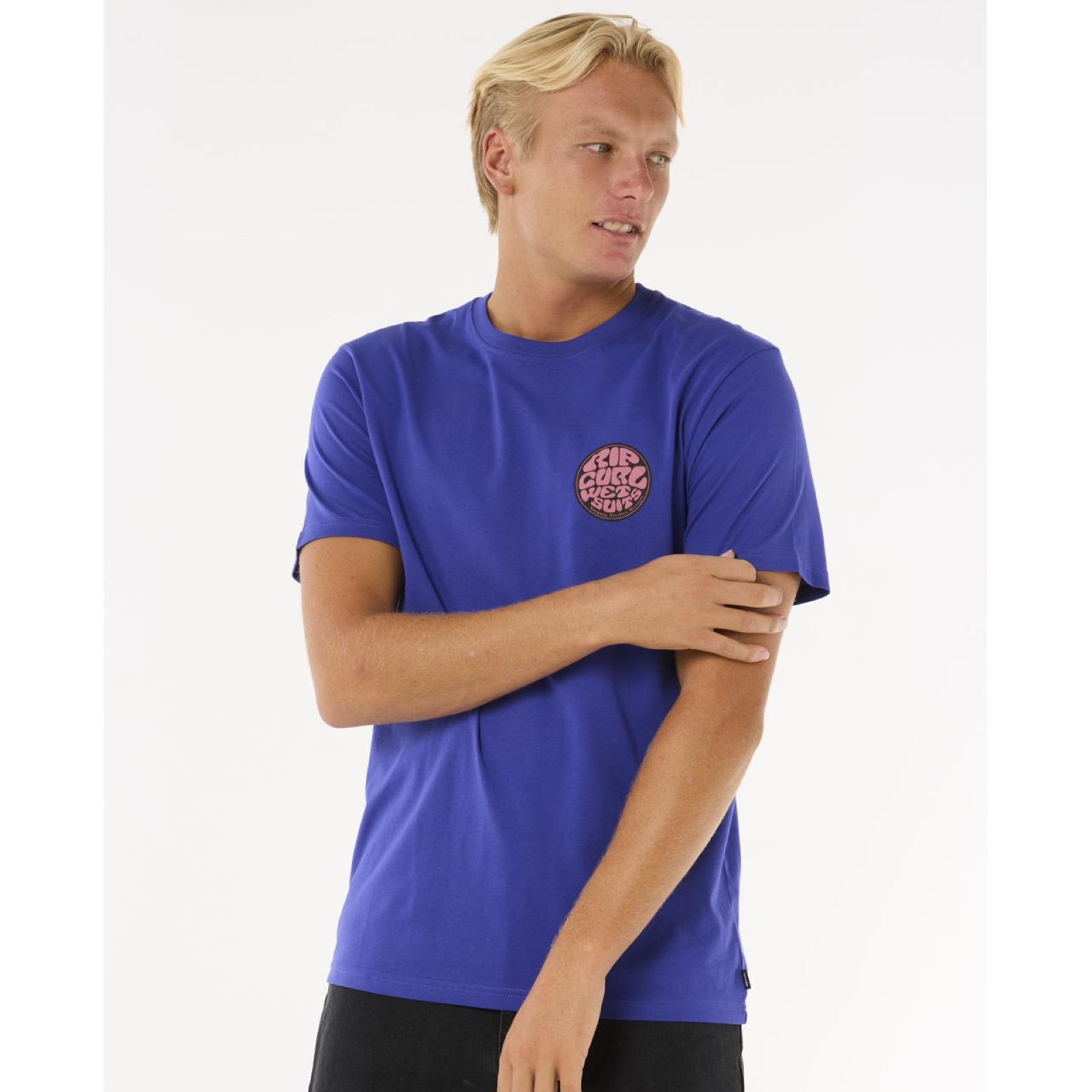 Rip Curl Mens Wettie Passage Icon Short Sleeve T-Shirt - Picture 36 of 36