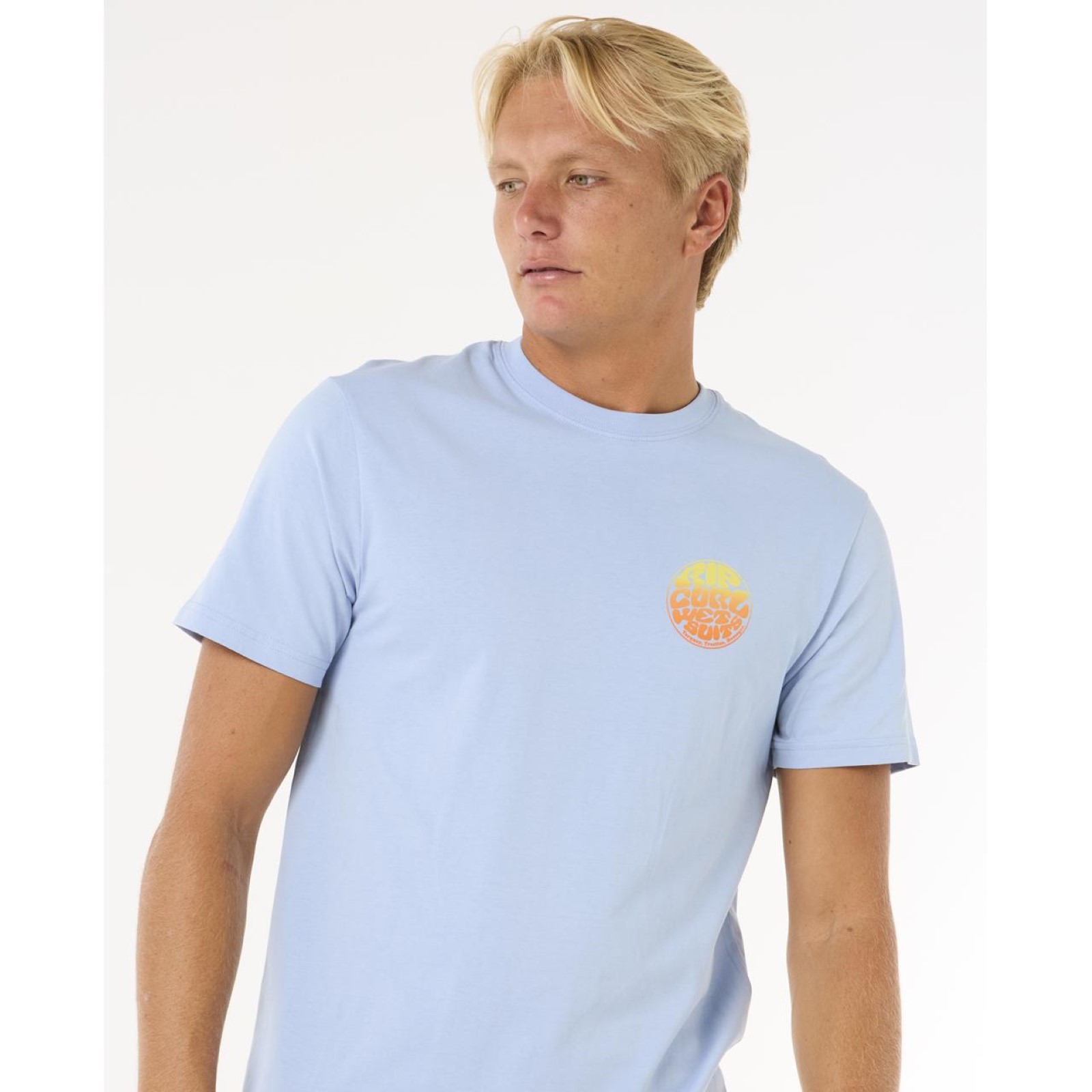Rip Curl Mens Wettie Passage Icon Short Sleeve T-Shirt - Picture 11 of 36