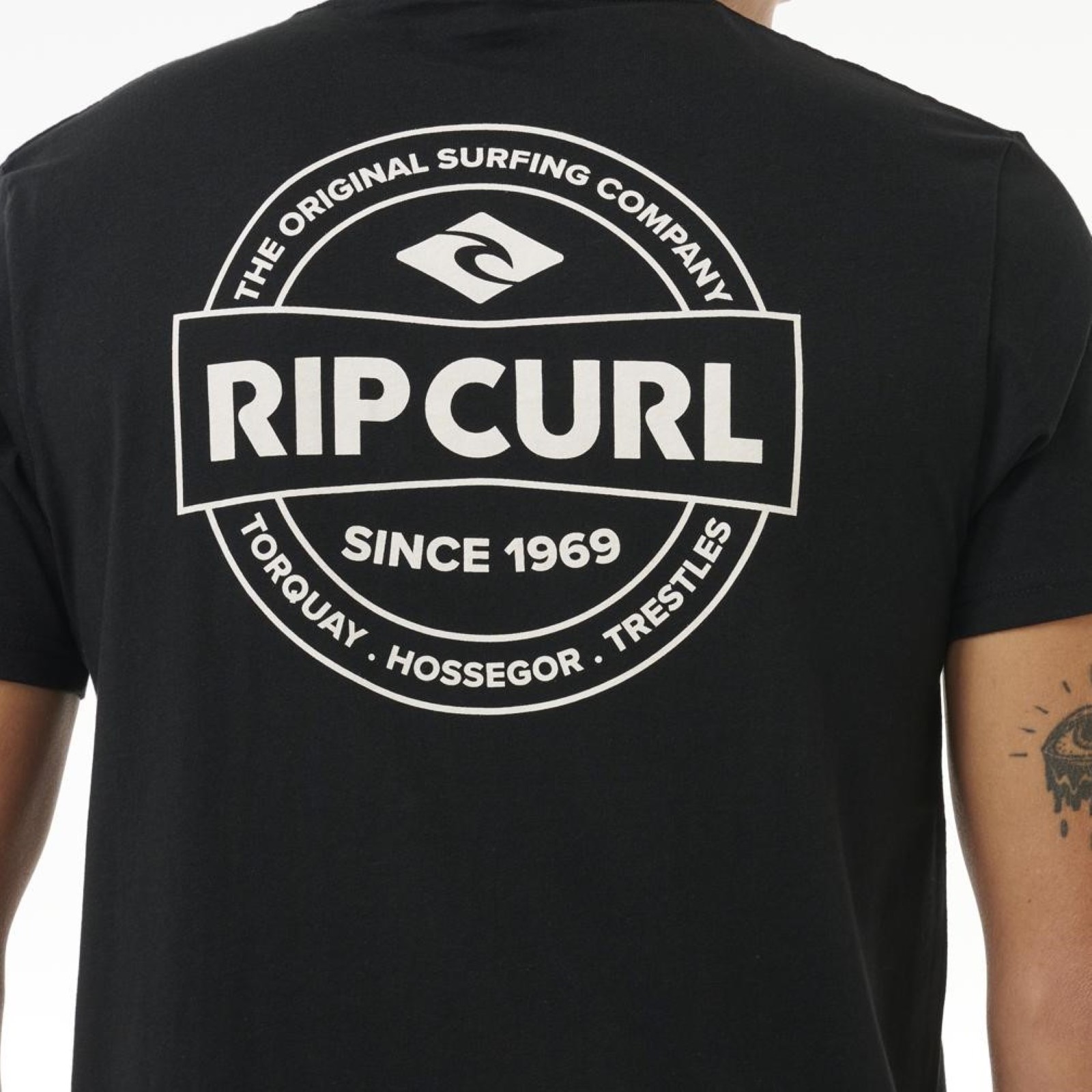 Rip Curl Mens Staple Short Sleeve T-Shirt - Picture 6 of 31