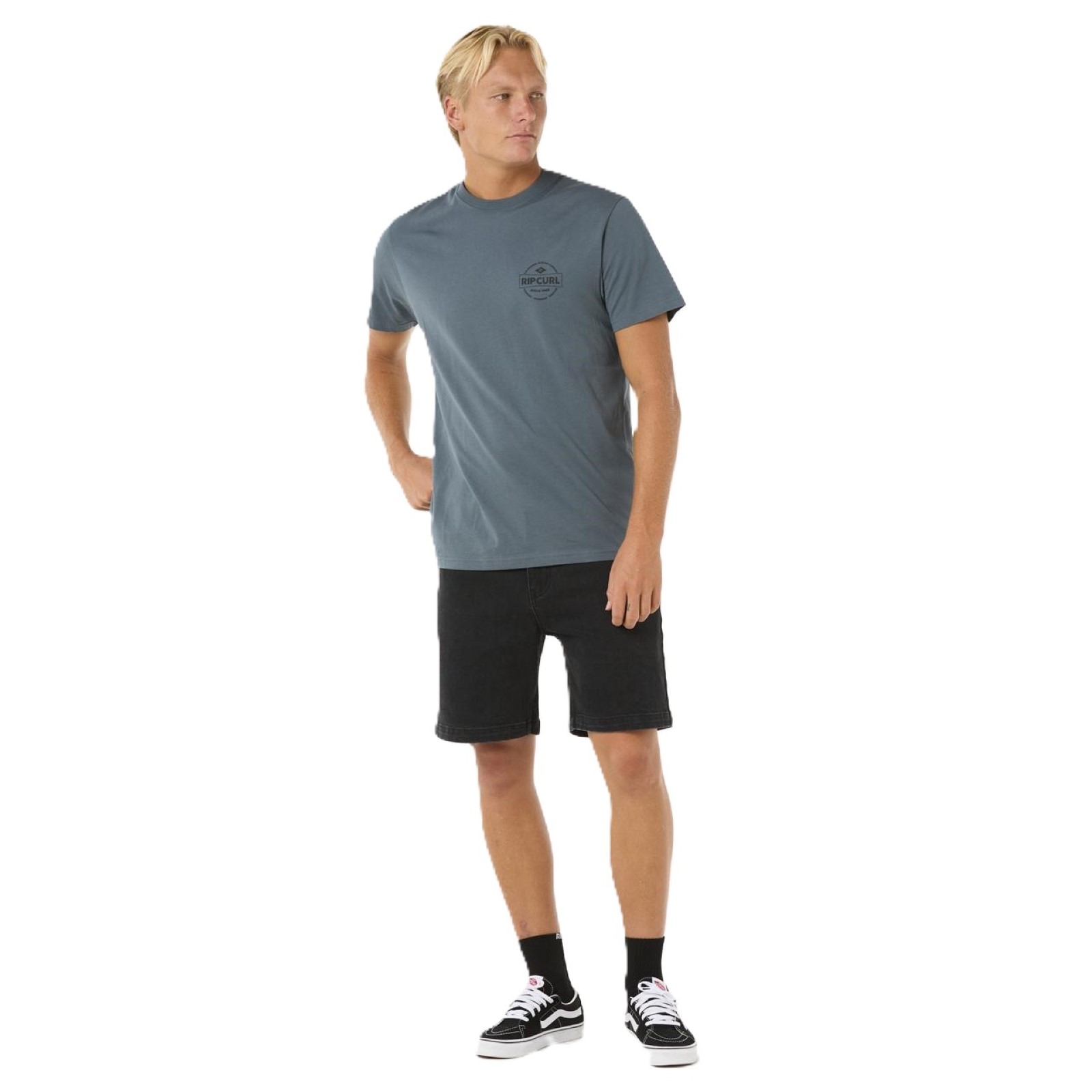 Rip Curl Mens Staple Short Sleeve T-Shirt - Picture 23 of 31
