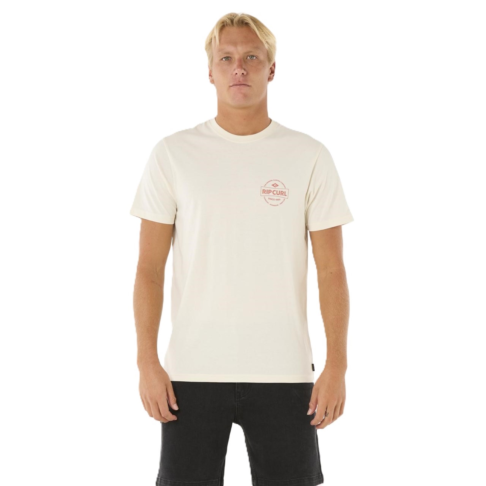 Rip Curl Mens Staple Short Sleeve T-Shirt - Picture 8 of 31