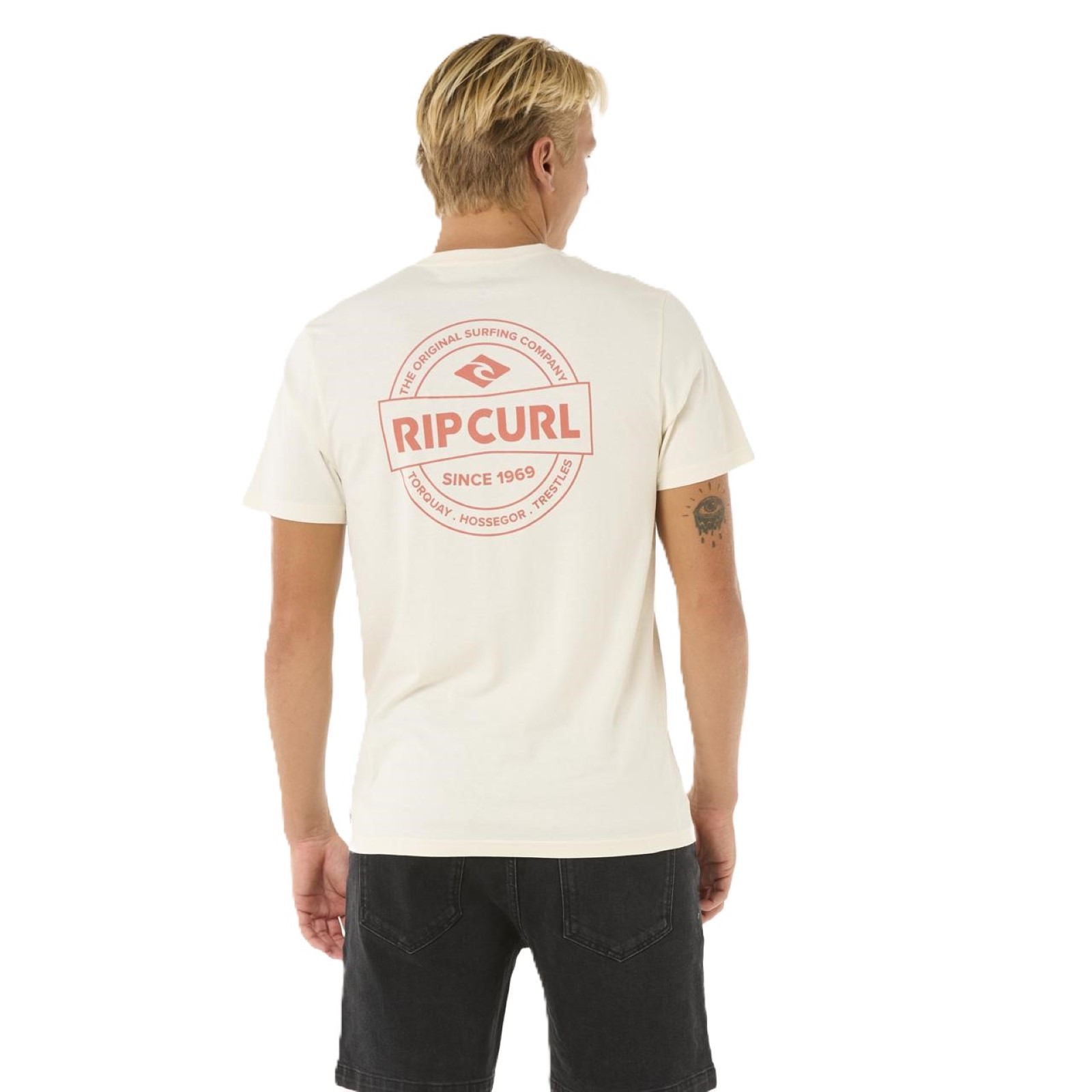Rip Curl Mens Staple Short Sleeve T-Shirt - Picture 10 of 31
