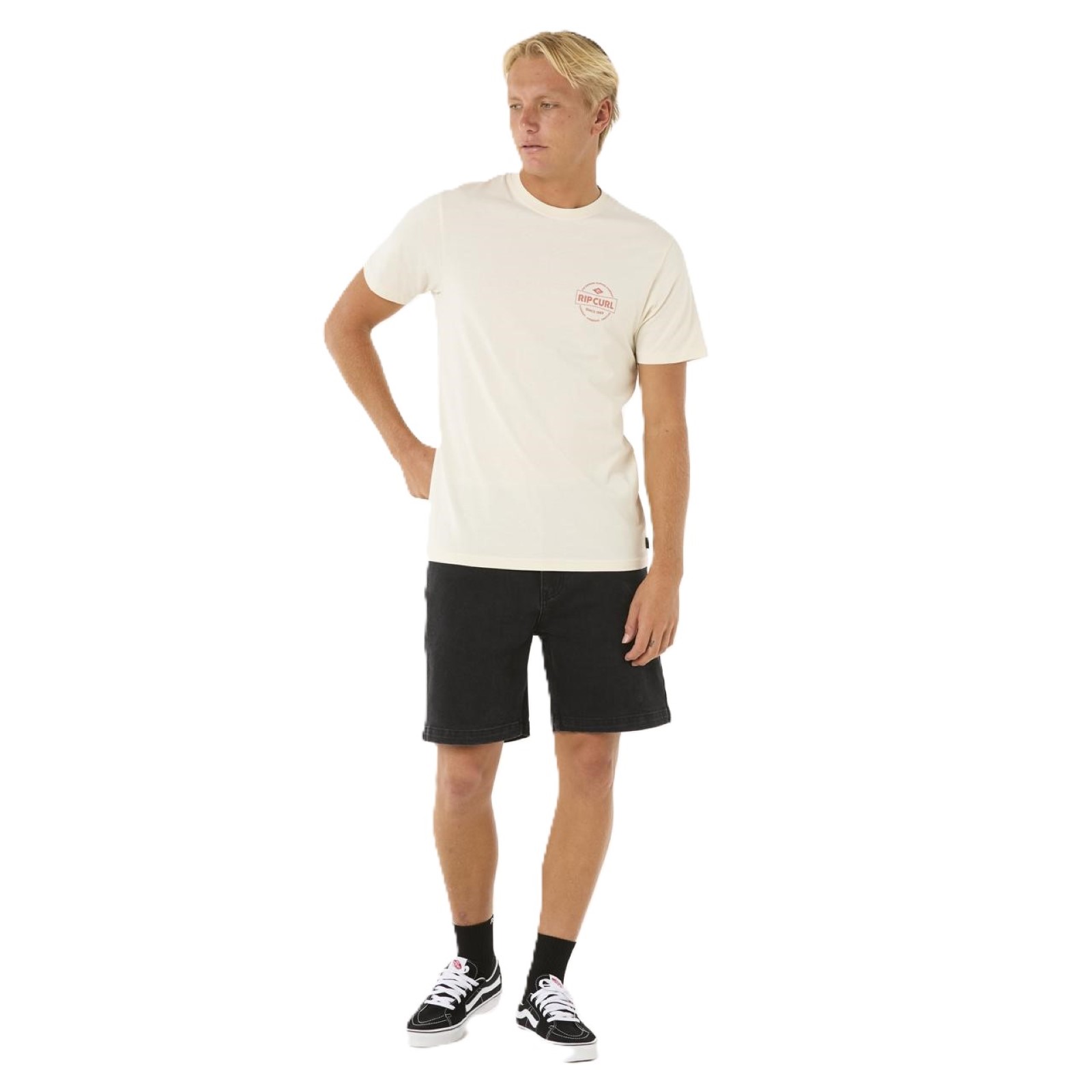 Rip Curl Mens Staple Short Sleeve T-Shirt - Picture 11 of 31
