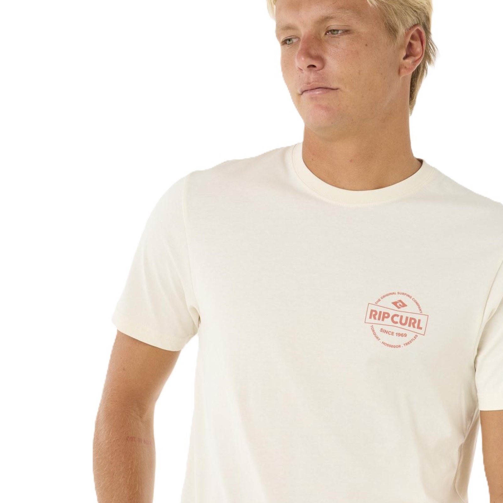 Rip Curl Mens Staple Short Sleeve T-Shirt - Picture 13 of 31