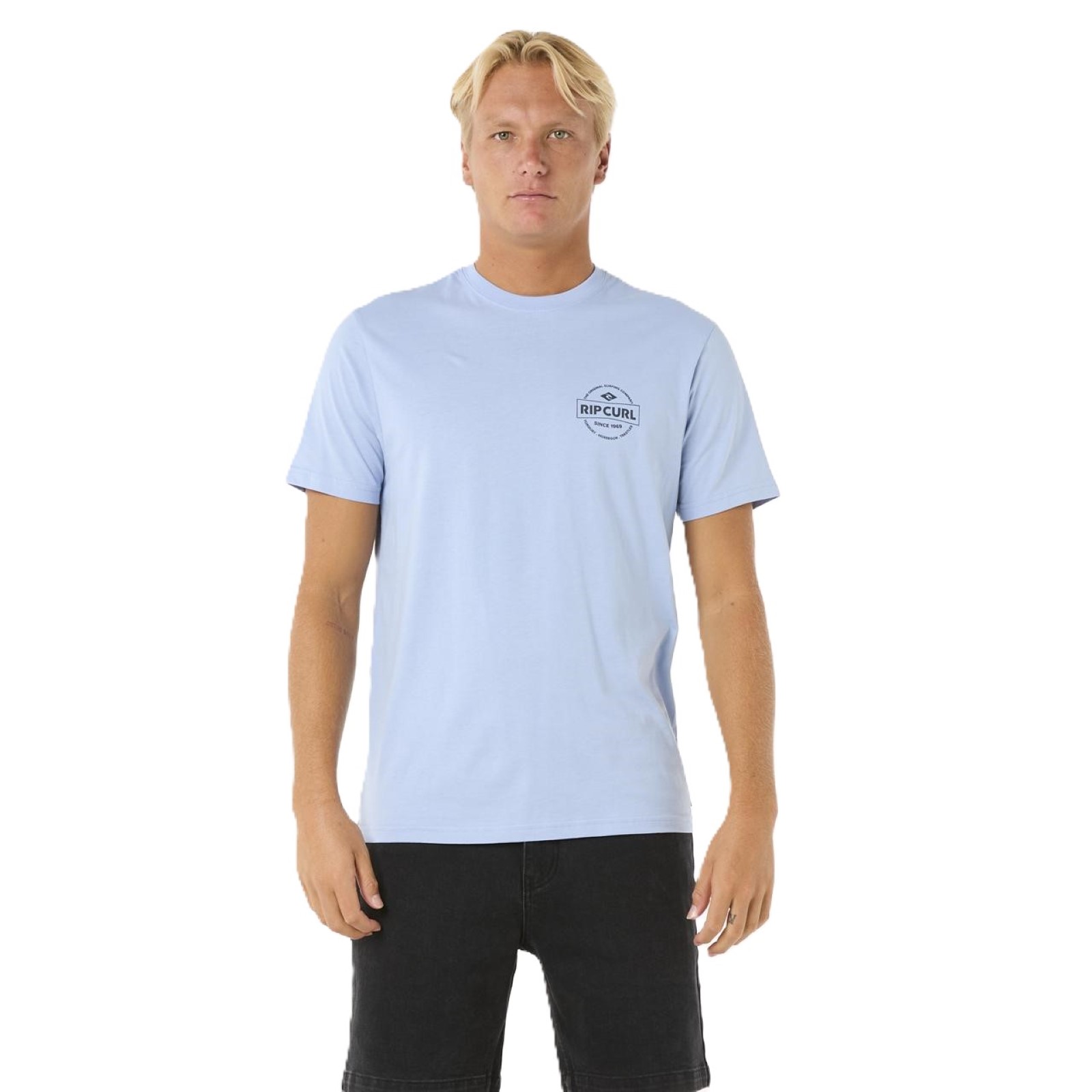 Rip Curl Mens Staple Short Sleeve T-Shirt - Picture 14 of 31