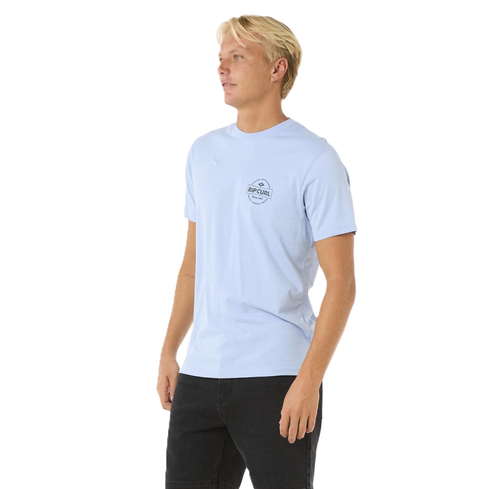 Rip Curl Mens Staple Short Sleeve T-Shirt - Picture 15 of 31