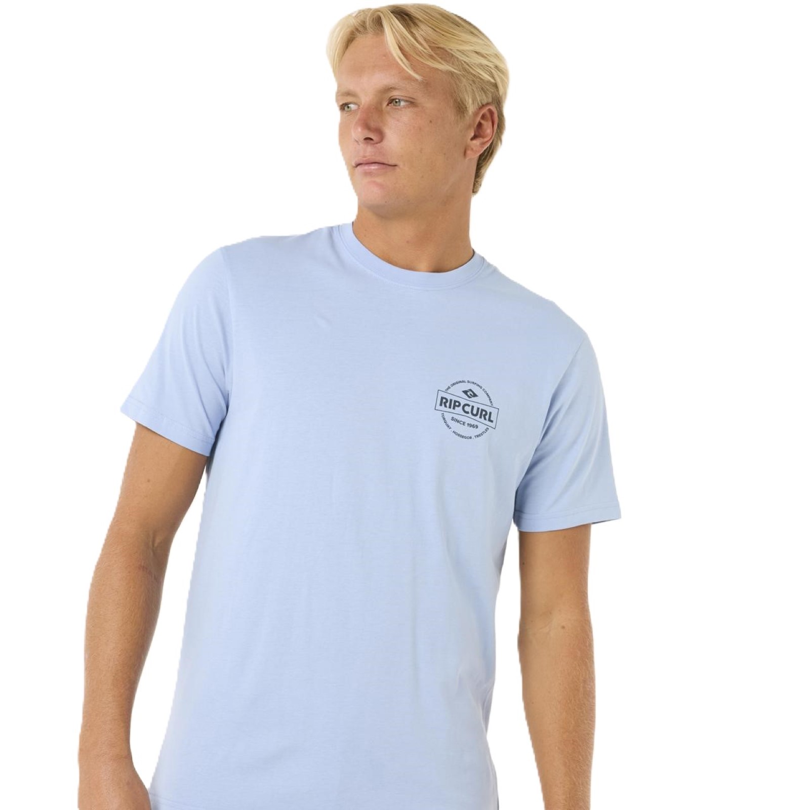 Rip Curl Mens Staple Short Sleeve T-Shirt - Picture 19 of 31