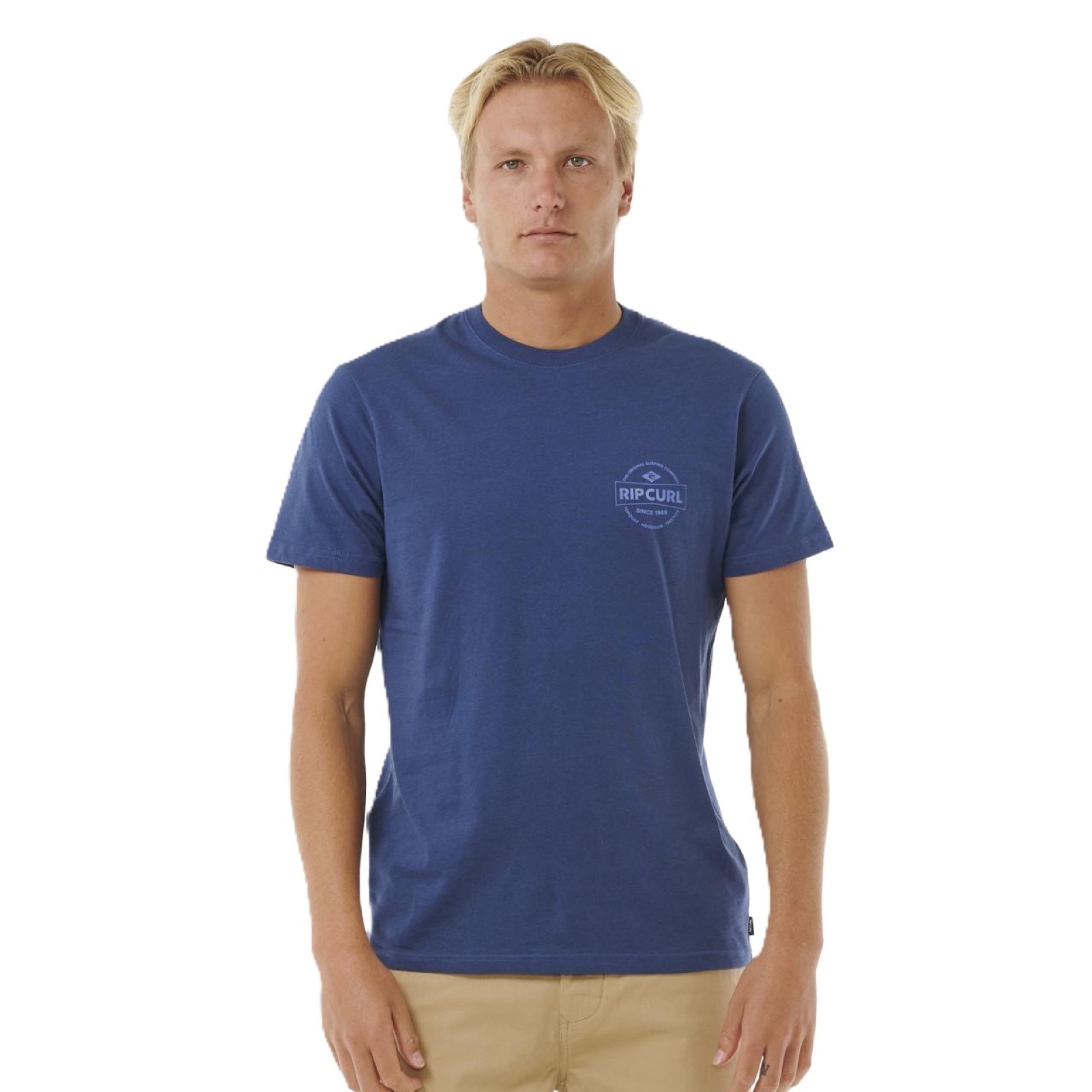 Rip Curl Mens Staple Short Sleeve T-Shirt - Picture 26 of 31