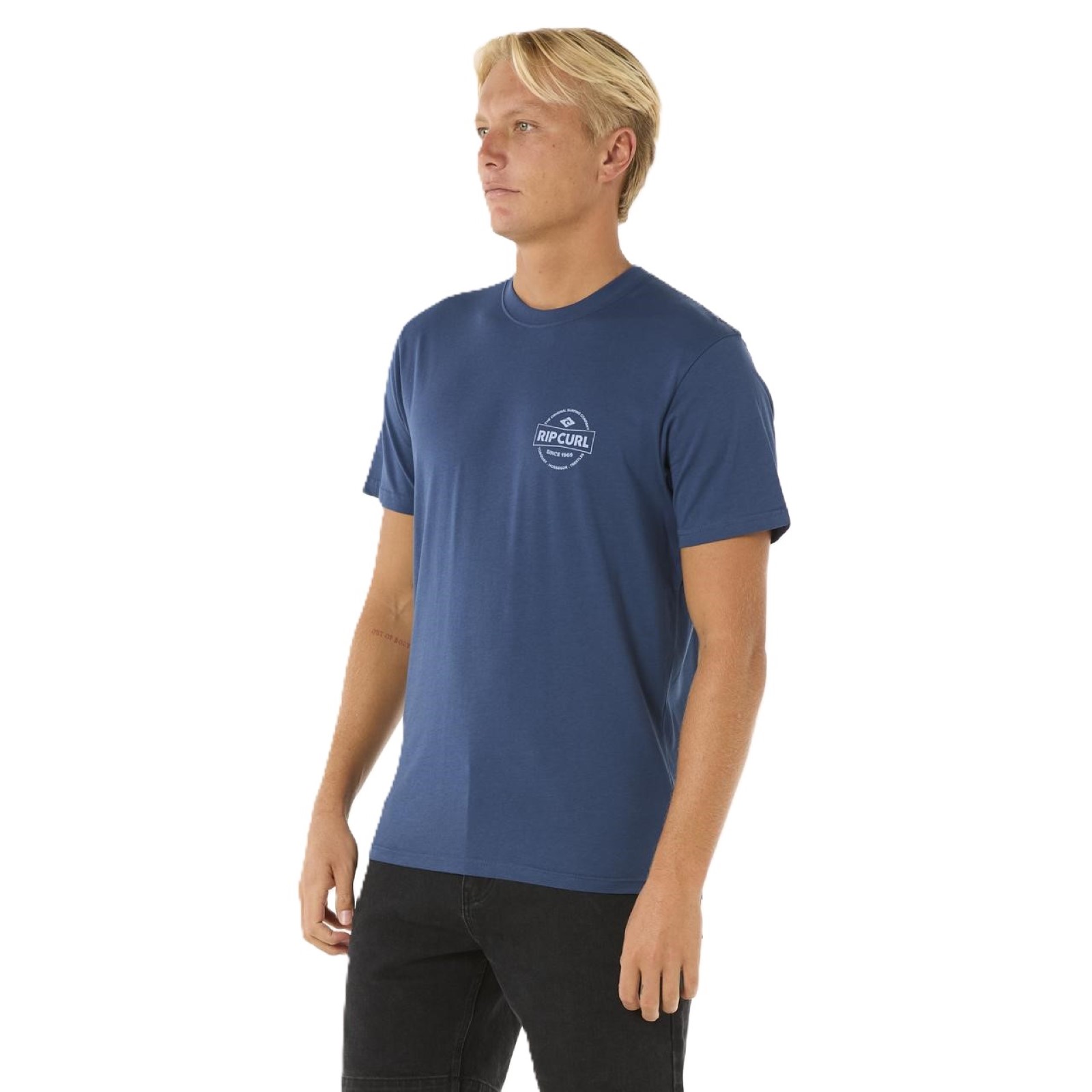Rip Curl Mens Staple Short Sleeve T-Shirt - Picture 27 of 31