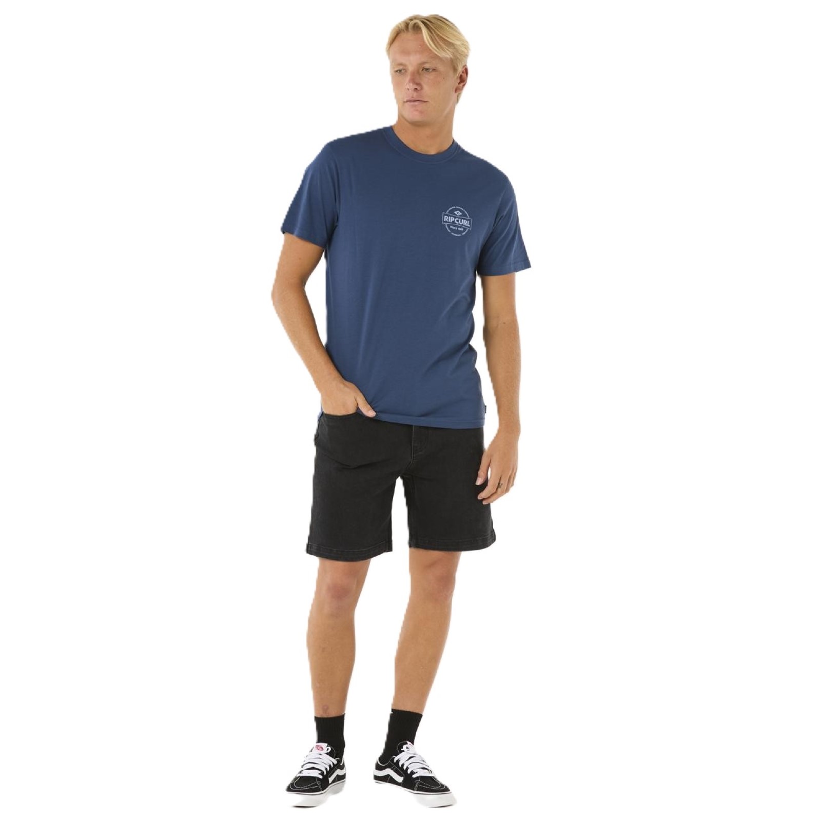 Rip Curl Mens Staple Short Sleeve T-Shirt - Picture 29 of 31