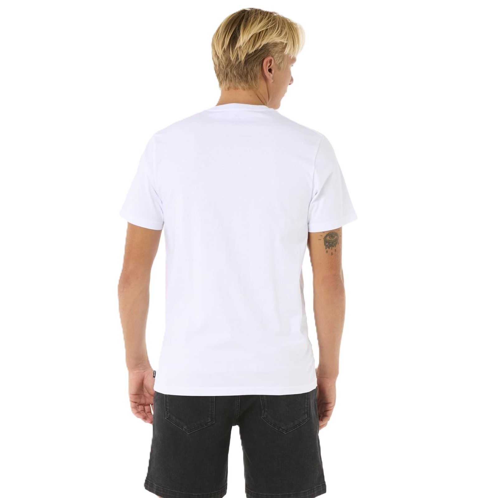 Rip Curl Mens Surf Paradise Badge Update Short Sleeve T-Shirt - Picture 22 of 25