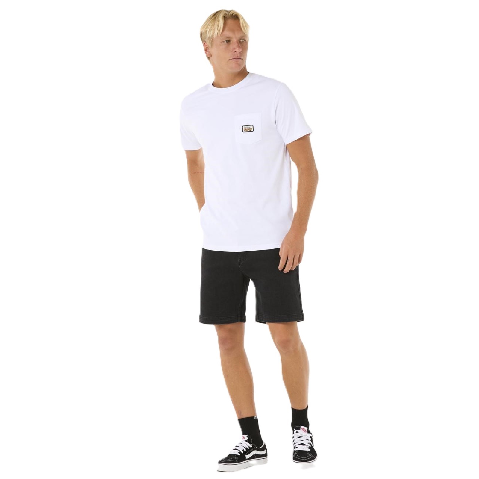Rip Curl Mens Surf Paradise Badge Update Short Sleeve T-Shirt - Picture 23 of 25
