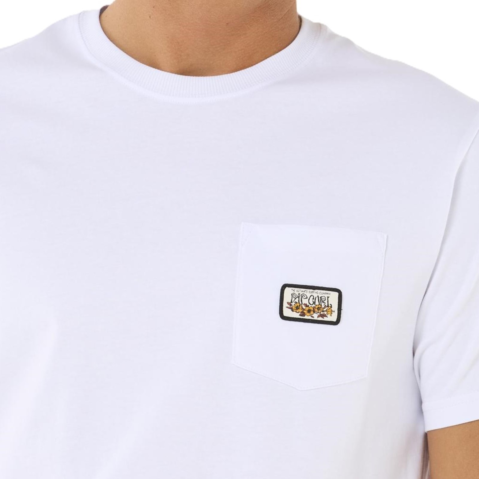 Rip Curl Mens Surf Paradise Badge Update Short Sleeve T-Shirt - Picture 24 of 25