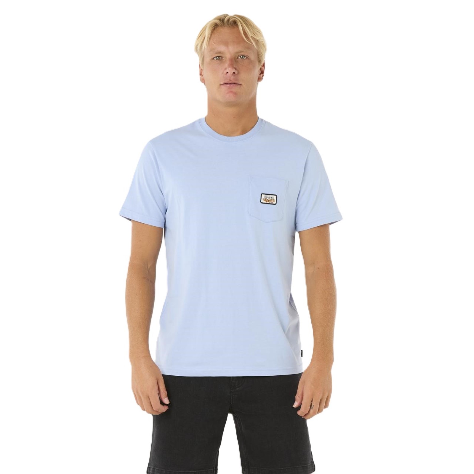 Rip Curl Mens Surf Paradise Badge Update Short Sleeve T-Shirt - Picture 2 of 25