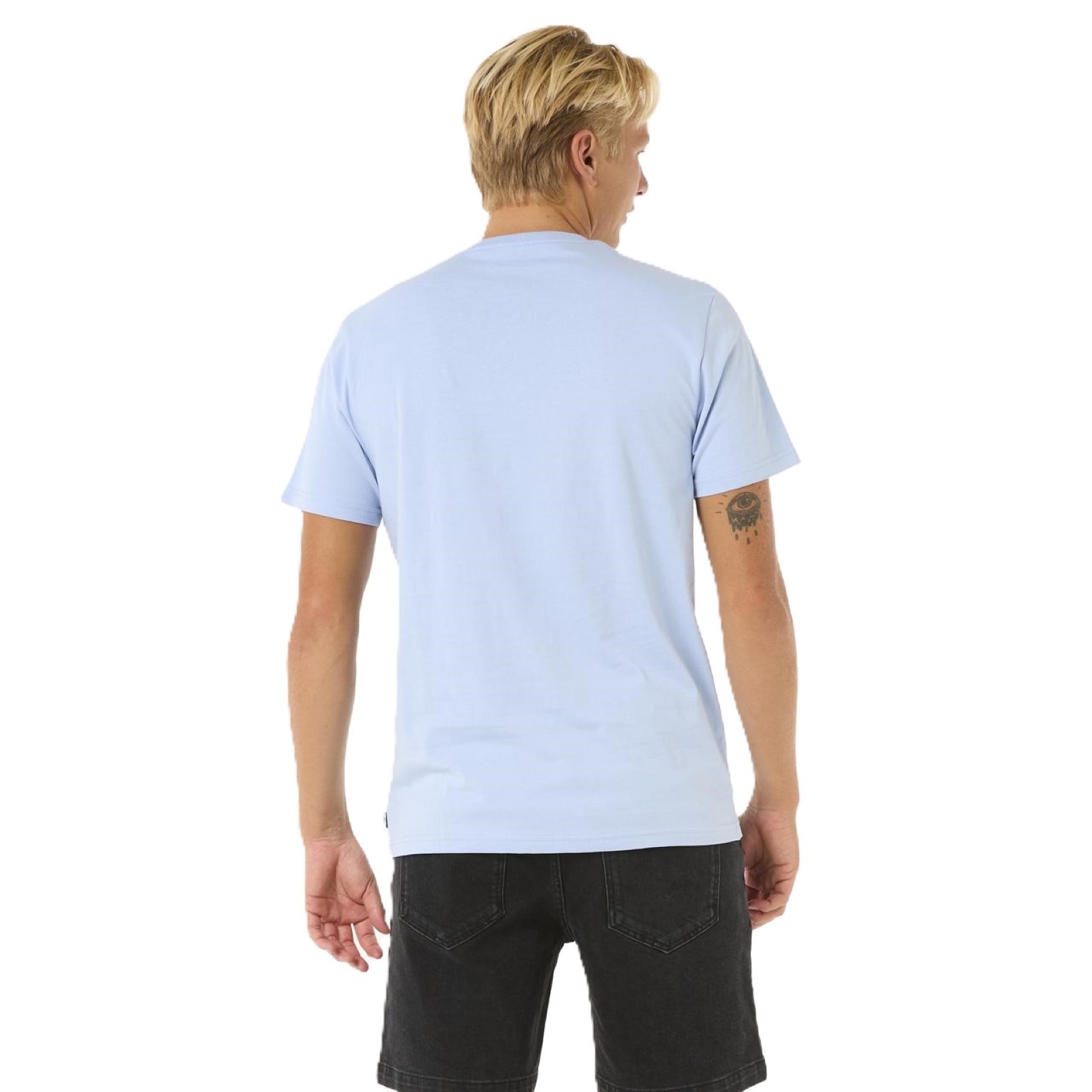 Rip Curl Mens Surf Paradise Badge Update Short Sleeve T-Shirt - Picture 4 of 25