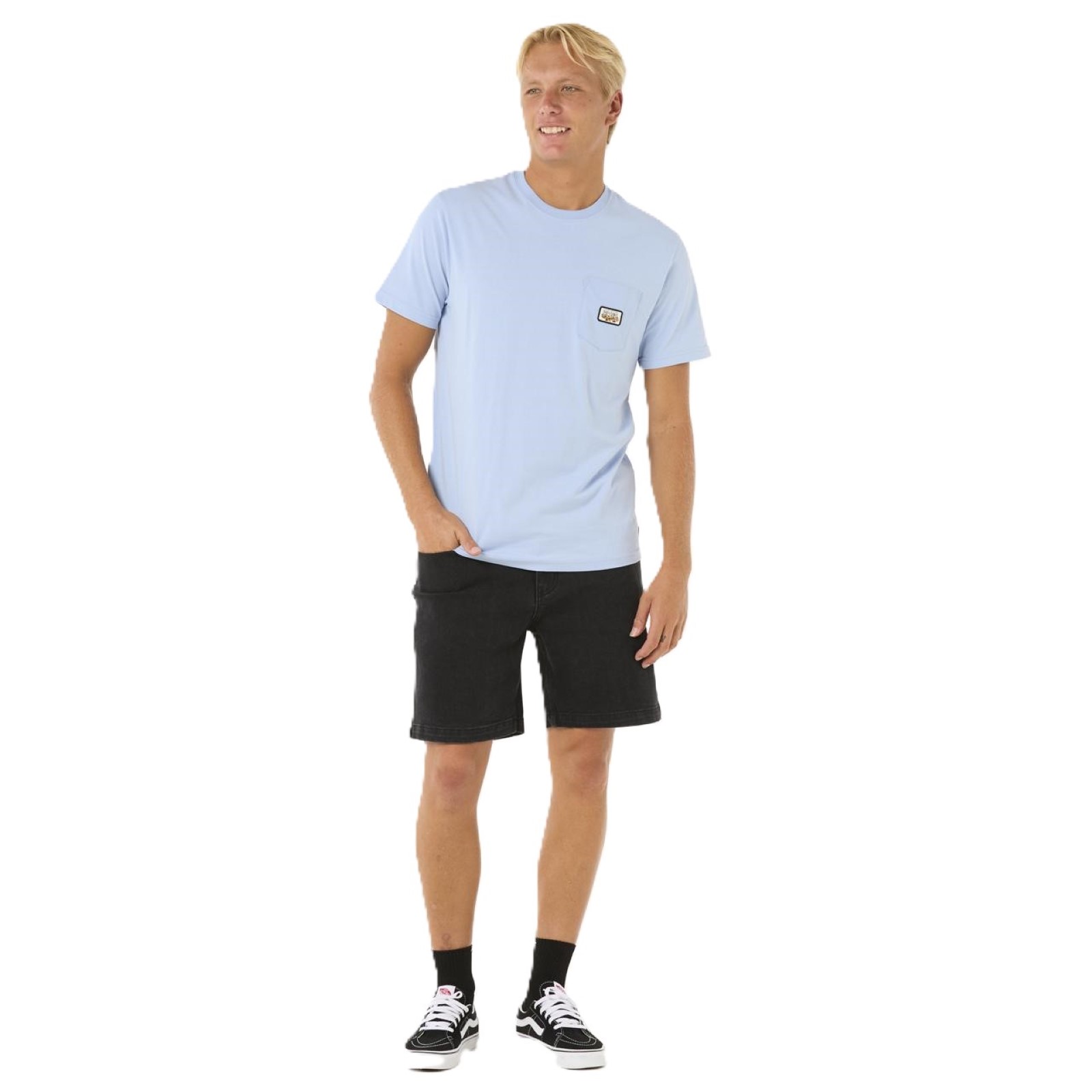 Rip Curl Mens Surf Paradise Badge Update Short Sleeve T-Shirt - Picture 5 of 25