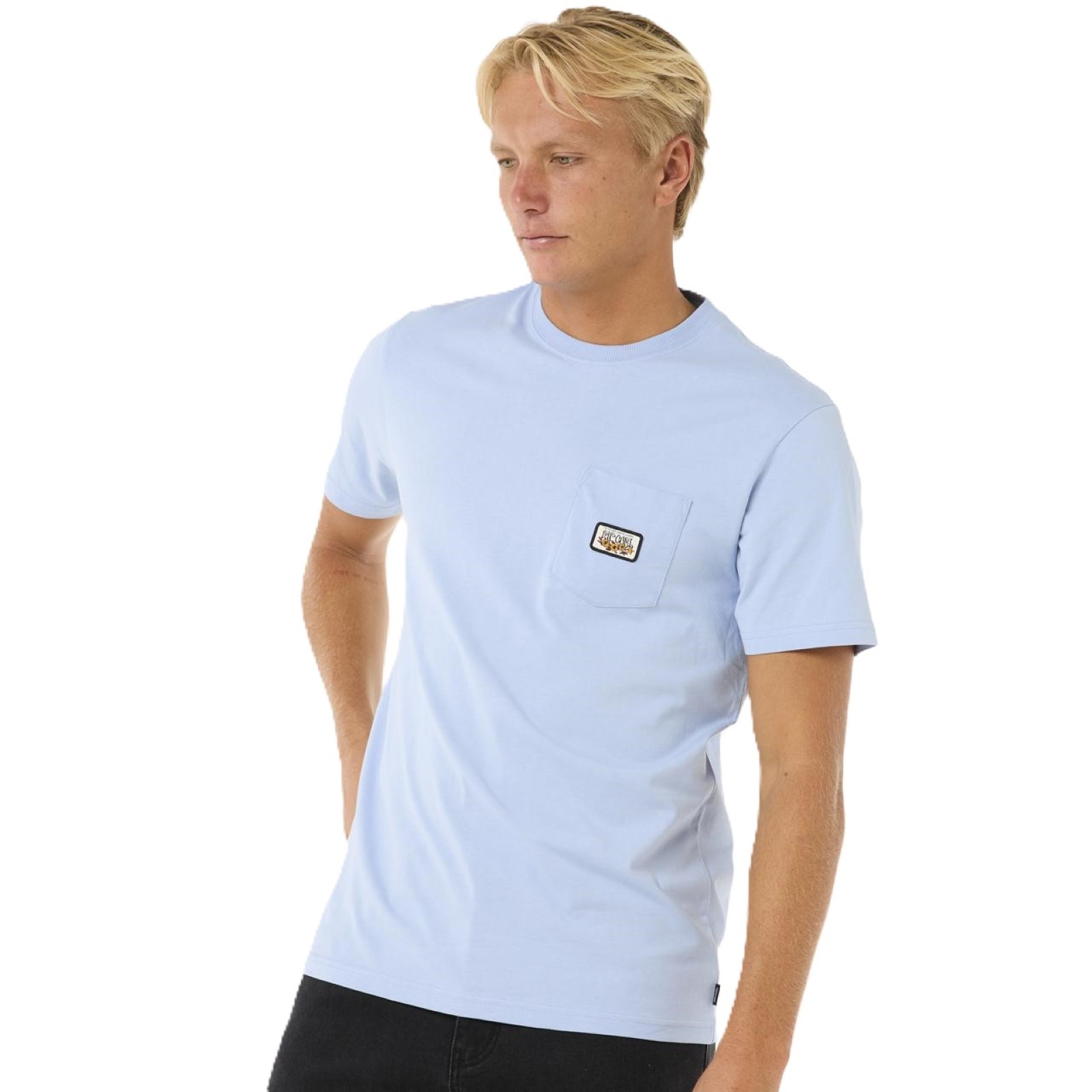 Rip Curl Mens Surf Paradise Badge Update Short Sleeve T-Shirt - Picture 7 of 25