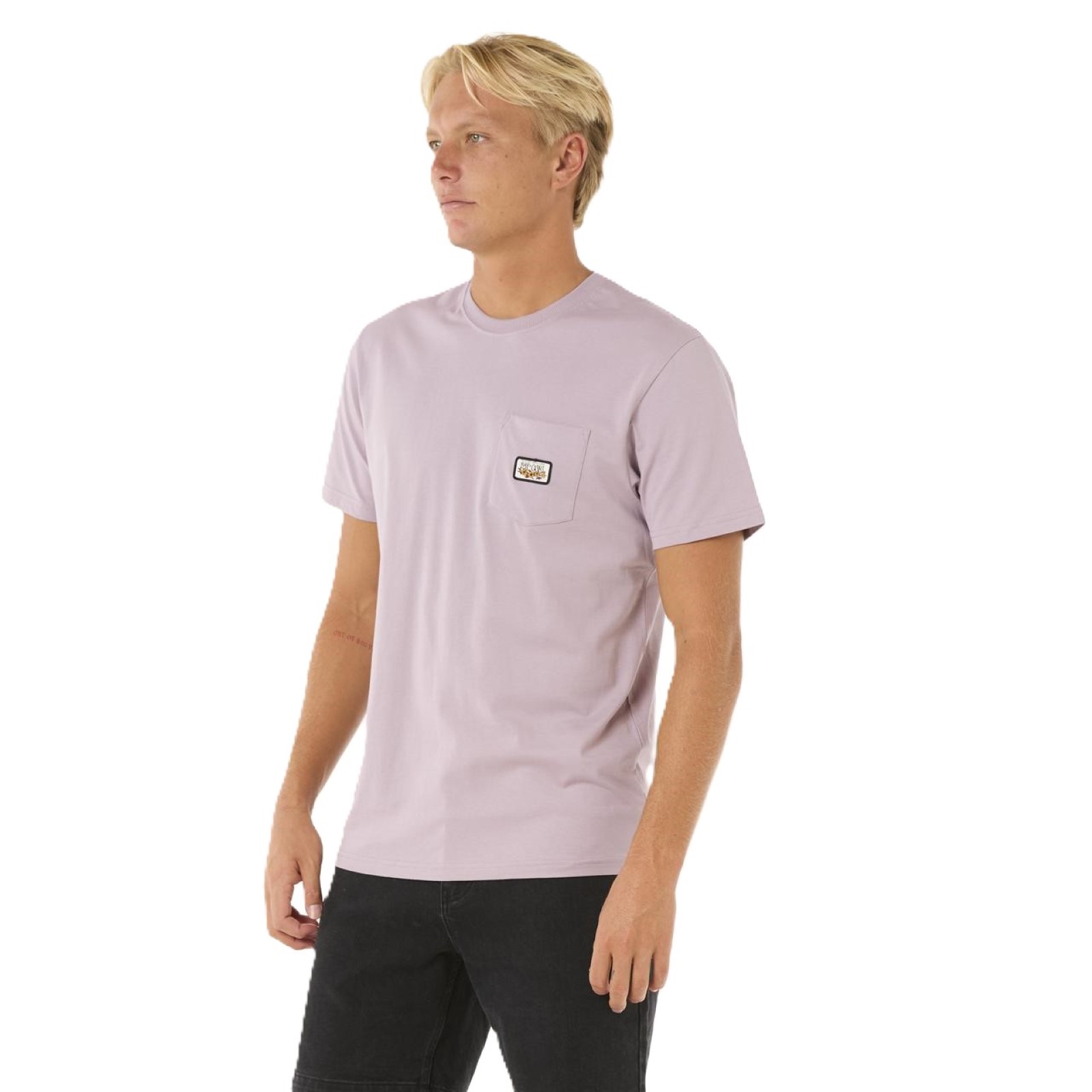 Rip Curl Mens Surf Paradise Badge Update Short Sleeve T-Shirt - Picture 9 of 25