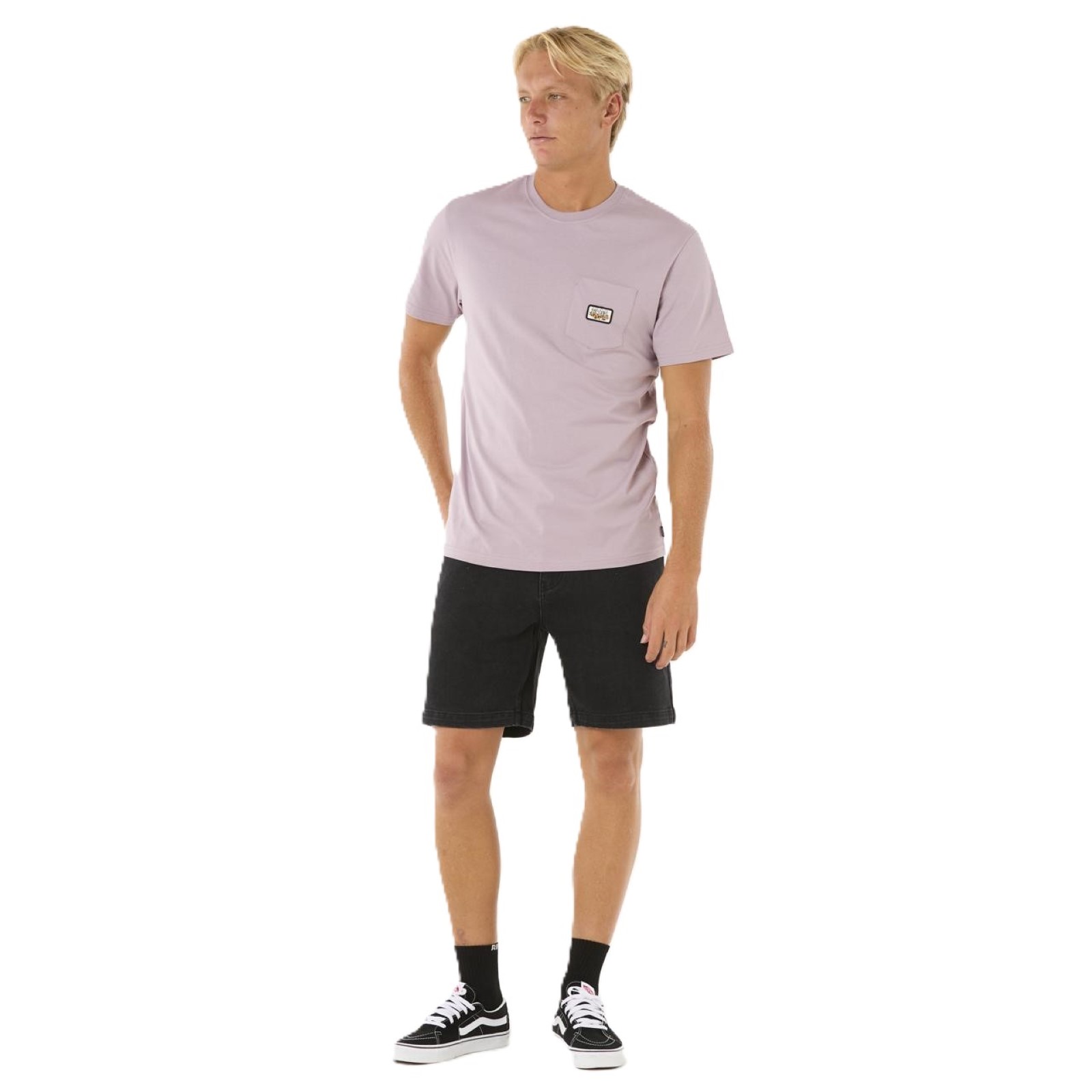 Rip Curl Mens Surf Paradise Badge Update Short Sleeve T-Shirt - Picture 11 of 25