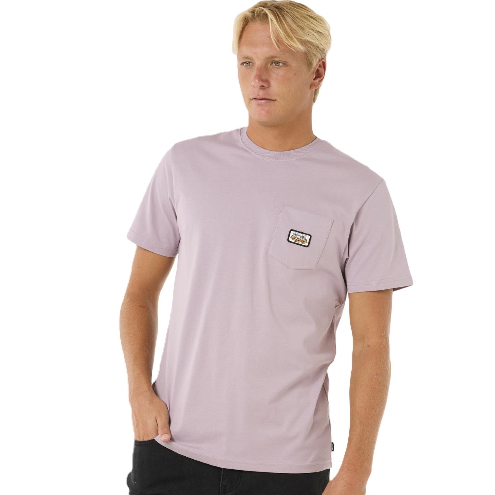 Rip Curl Mens Surf Paradise Badge Update Short Sleeve T-Shirt - Picture 13 of 25