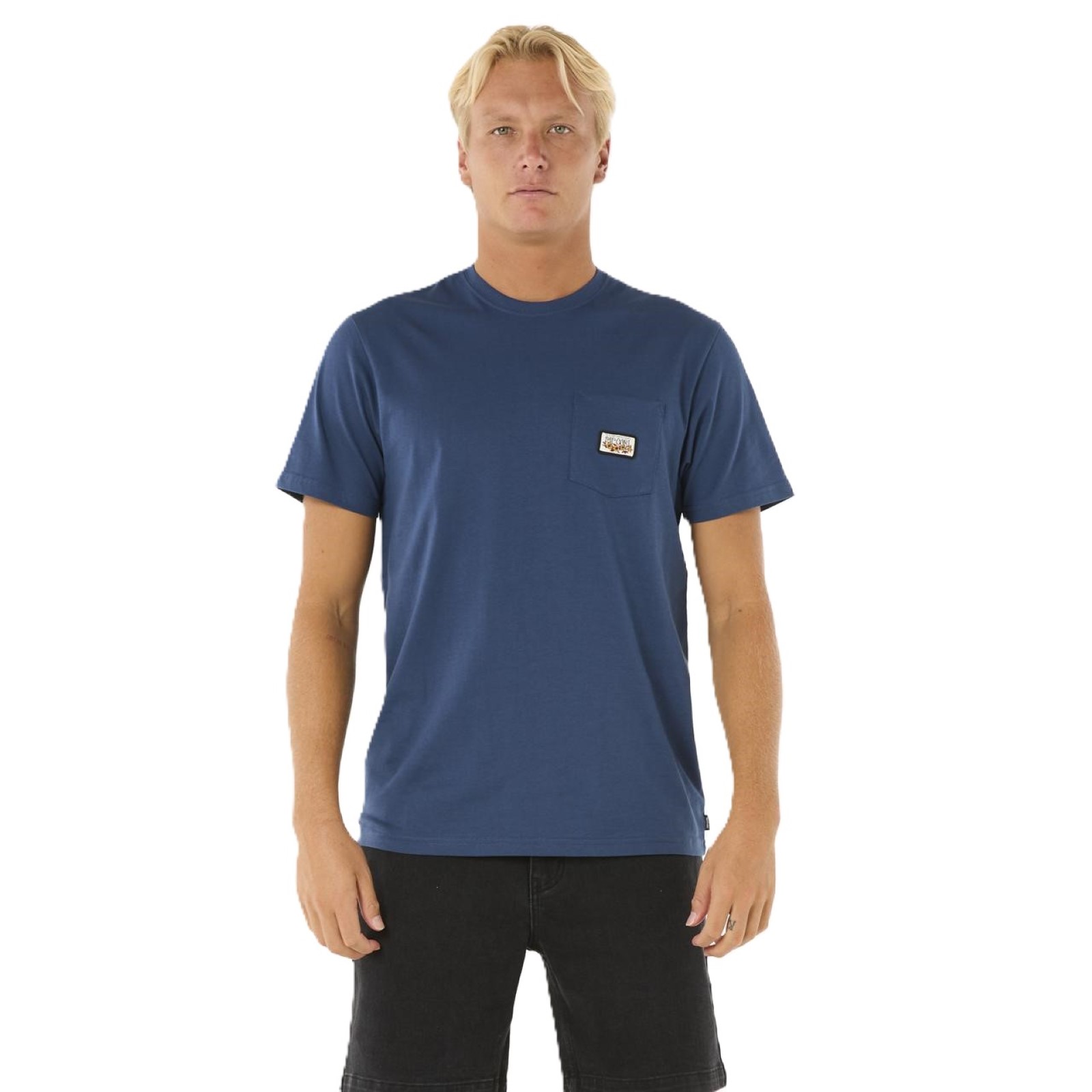 Rip Curl Mens Surf Paradise Badge Update Short Sleeve T-Shirt - Picture 14 of 25