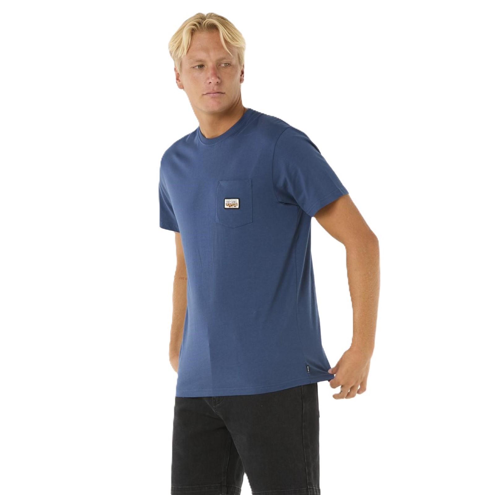 Rip Curl Mens Surf Paradise Badge Update Short Sleeve T-Shirt - Picture 15 of 25
