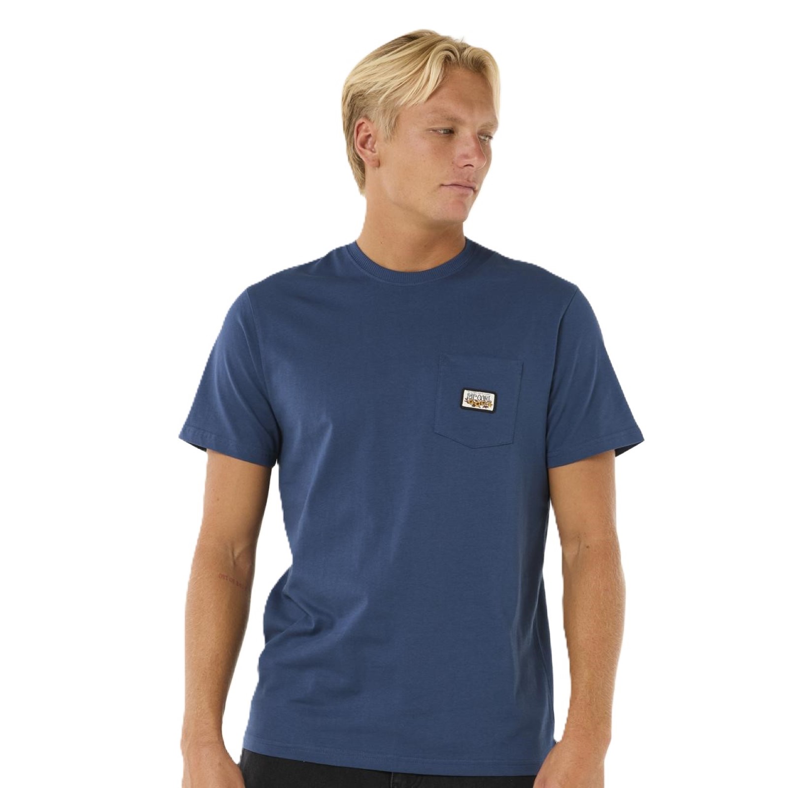 Rip Curl Mens Surf Paradise Badge Update Short Sleeve T-Shirt - Picture 19 of 25