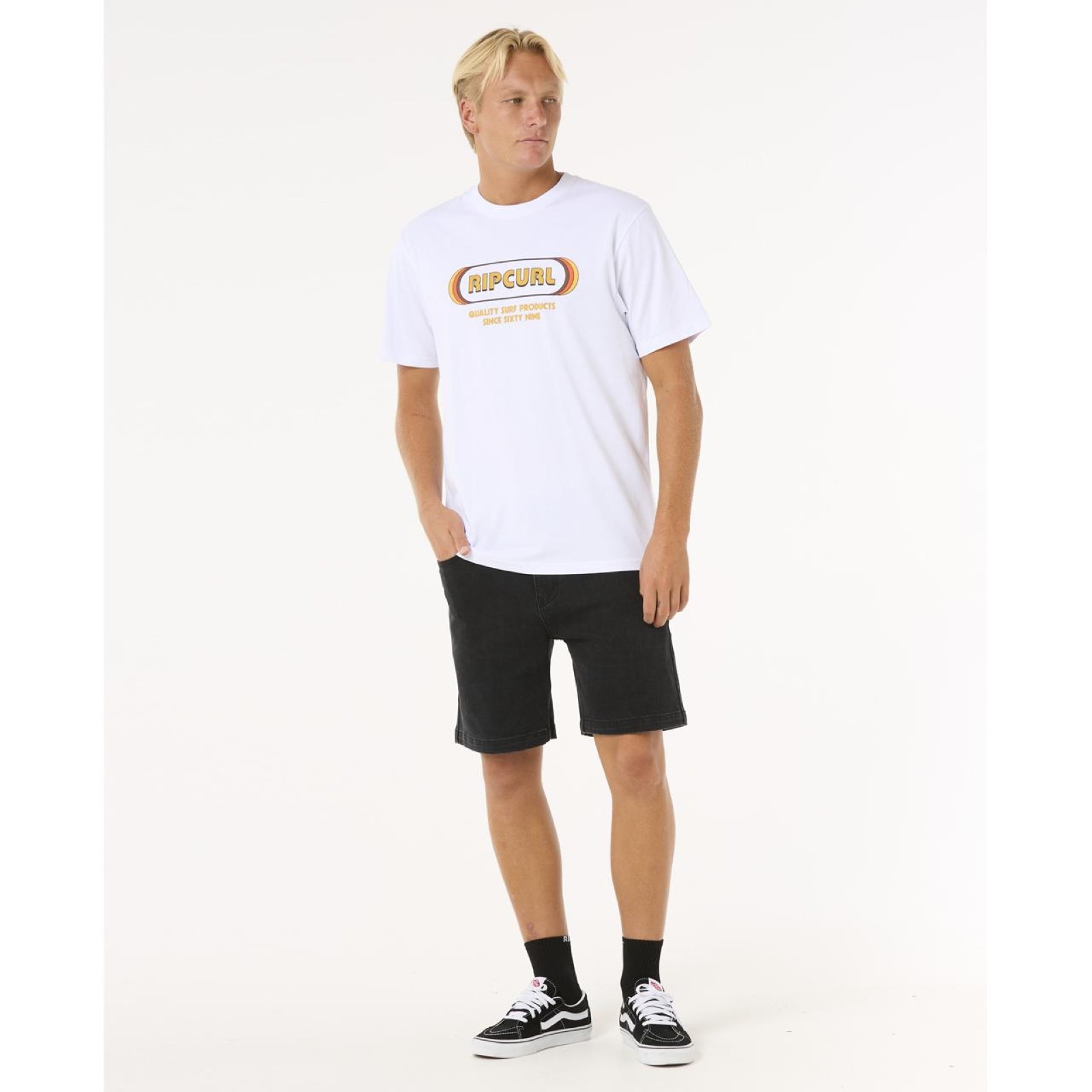 Camiseta manga corta Rip Curl para hombre Surf Revival Yo Mumma - Imagen 26 de 27