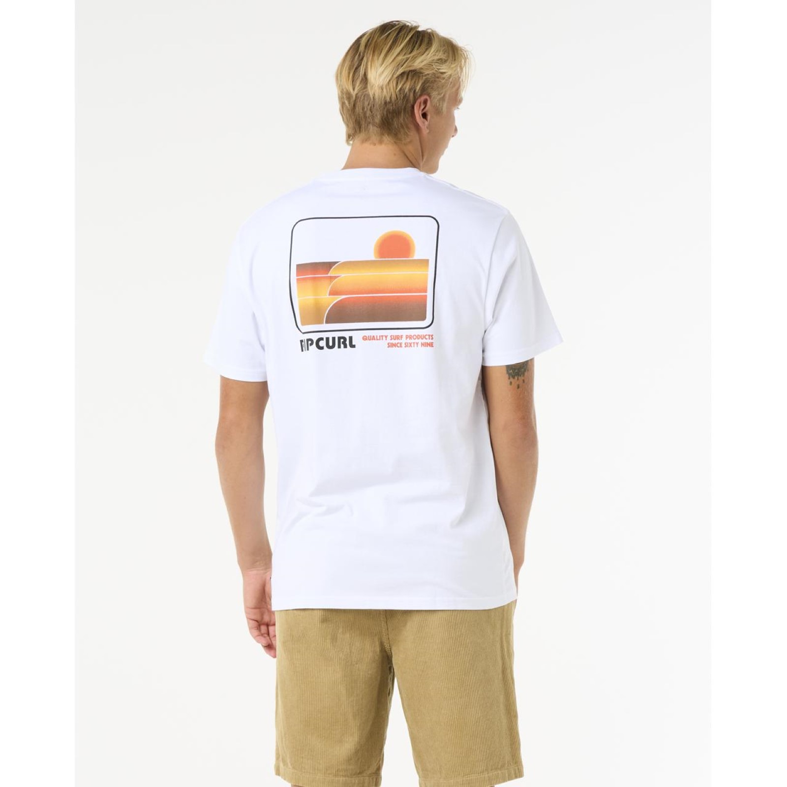 Camiseta de manga corta apilada Rip Curl para hombre Surf Revival - Imagen 14 de 15