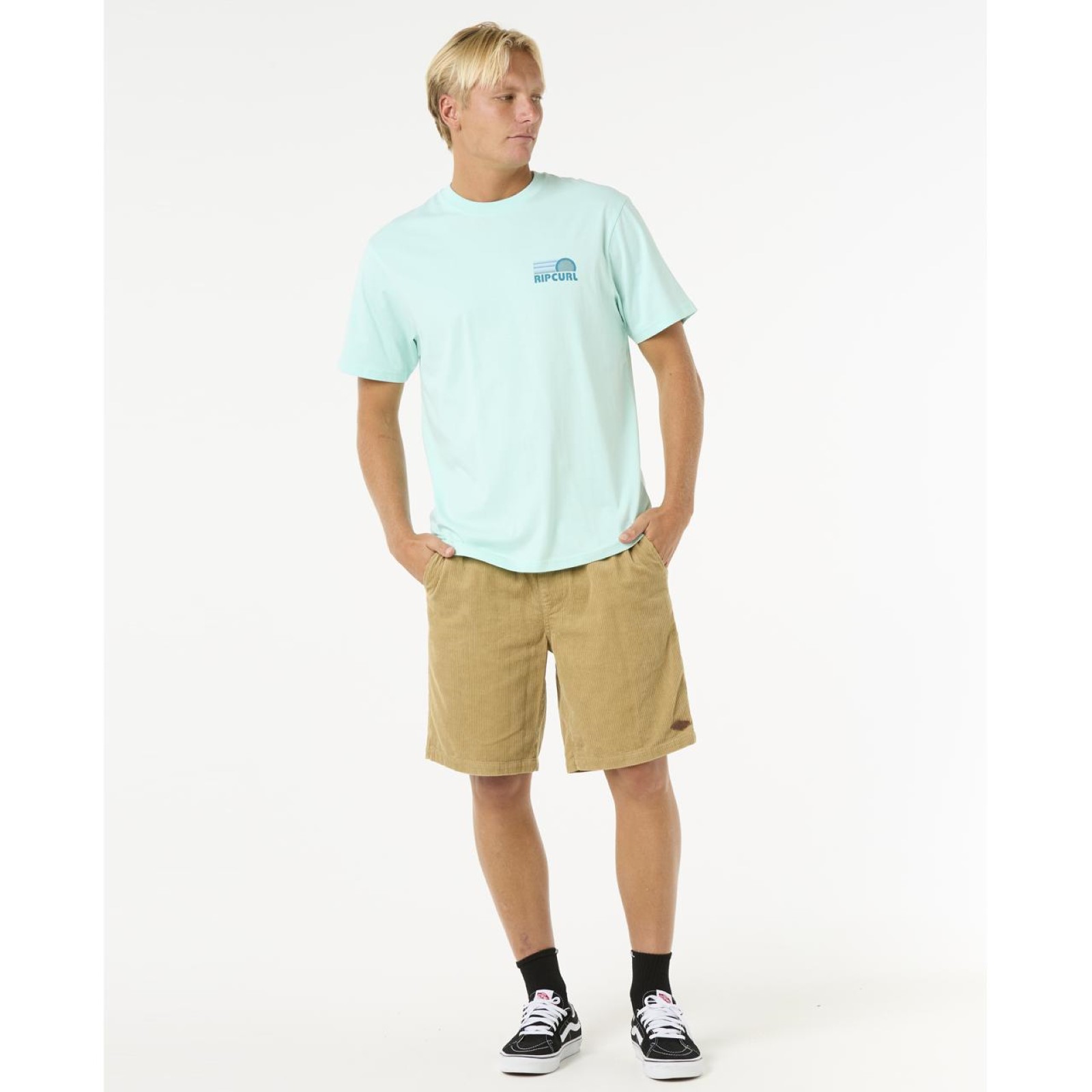 Camiseta de manga corta apilada Rip Curl para hombre Surf Revival - Imagen 10 de 15