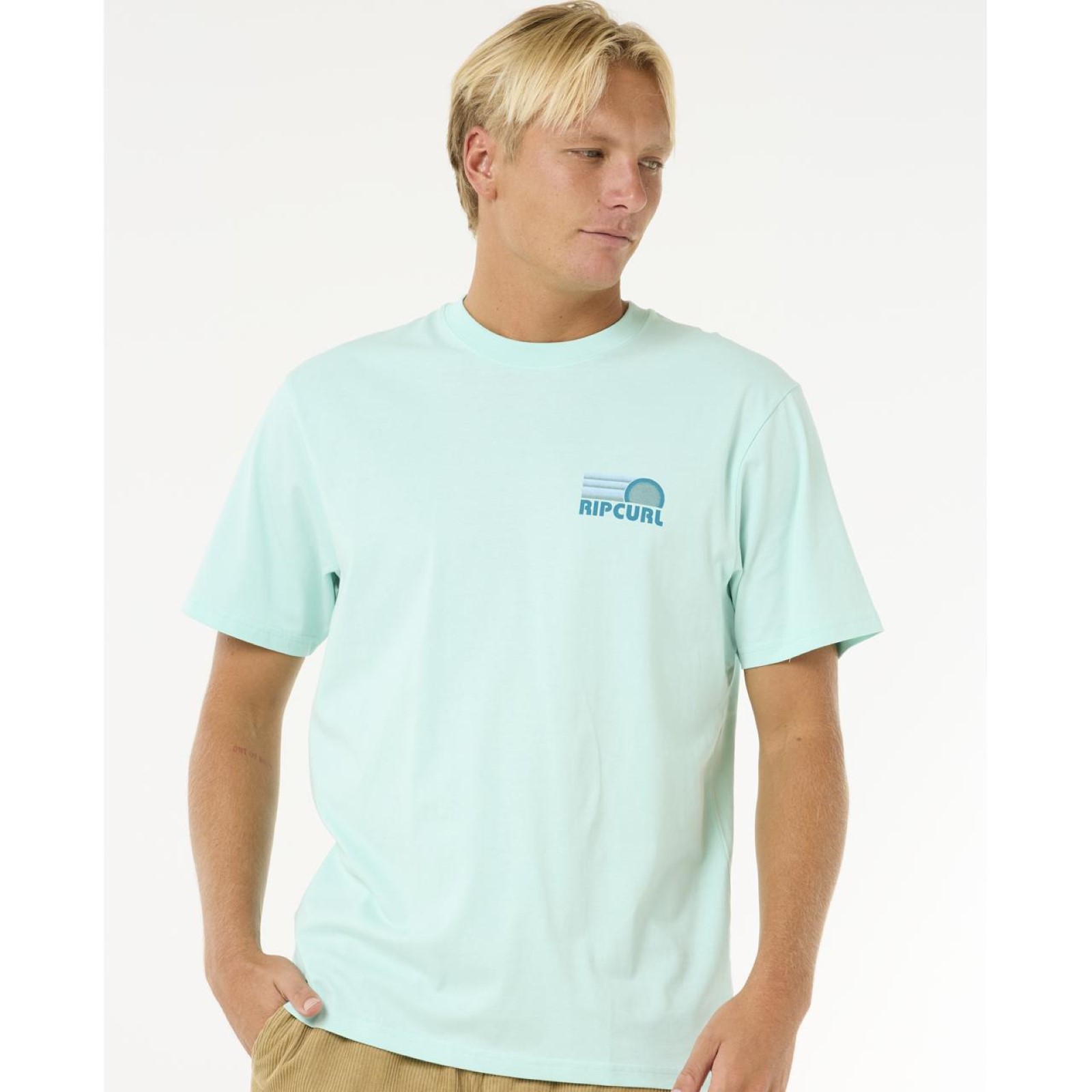 Camiseta de manga corta apilada Rip Curl para hombre Surf Revival - Imagen 11 de 15