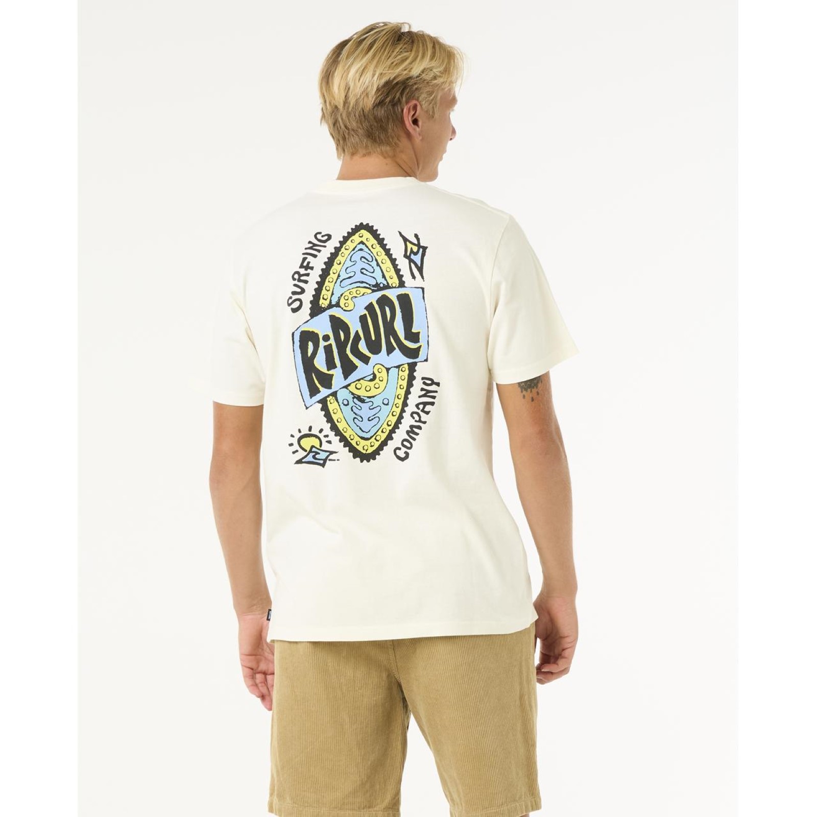 Rip Curl Mens Shield Short Sleeve T-Shirt - Imagen 4 de 11