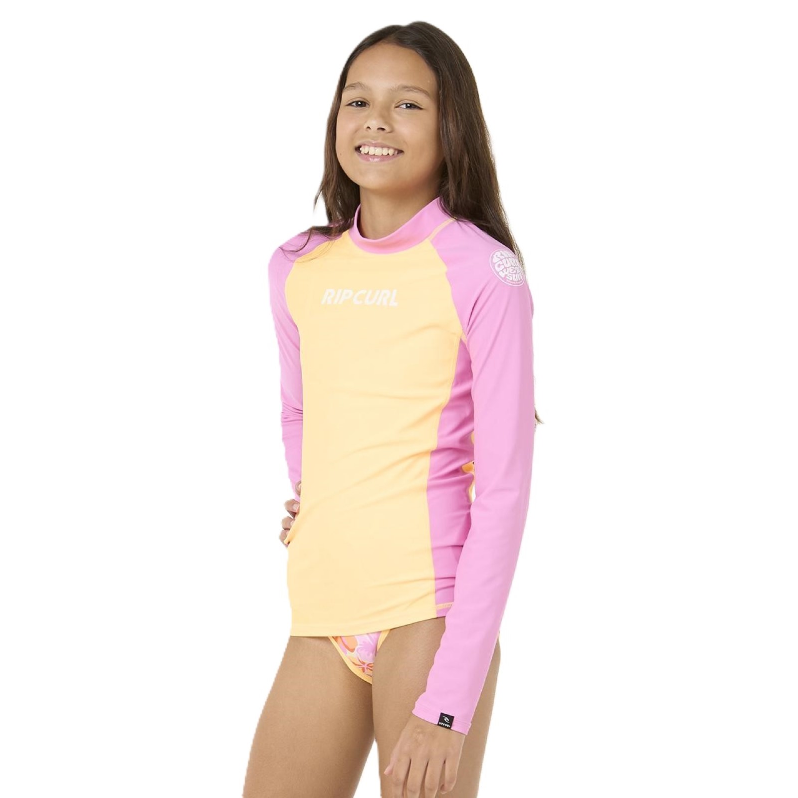 Rip Curl Kids Classic Surf UPF 50 Long sleeve T-Shirt Rash Vest Top - Picture 8 of 11