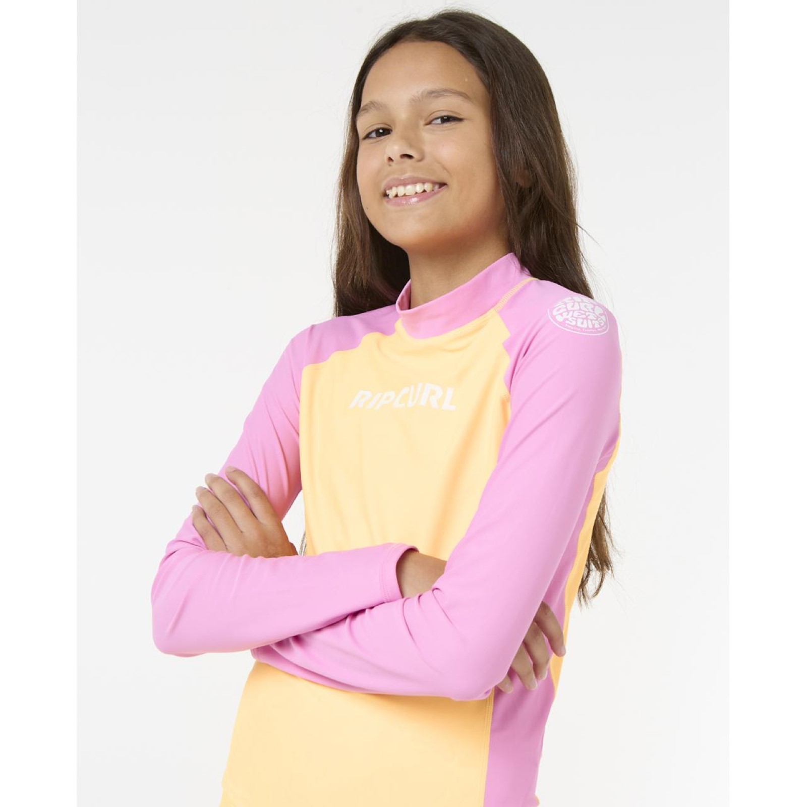 Rip Curl Kids Classic Surf UPF 50 Long sleeve T-Shirt Rash Vest Top - Picture 11 of 11