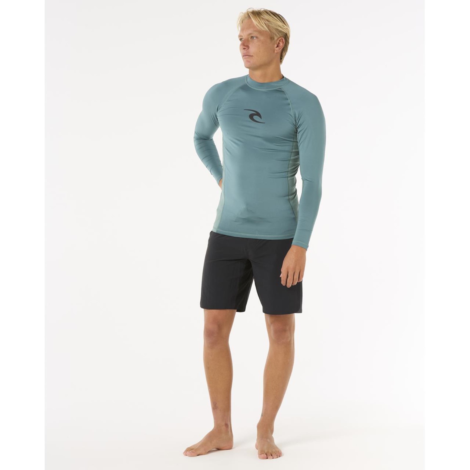 Rip Curl Herren Wellen UPF 50 Perf Langarm Schwimmen Surfen T-Shirt Ausschlag Weste Oberteil - Bild 11 von 61