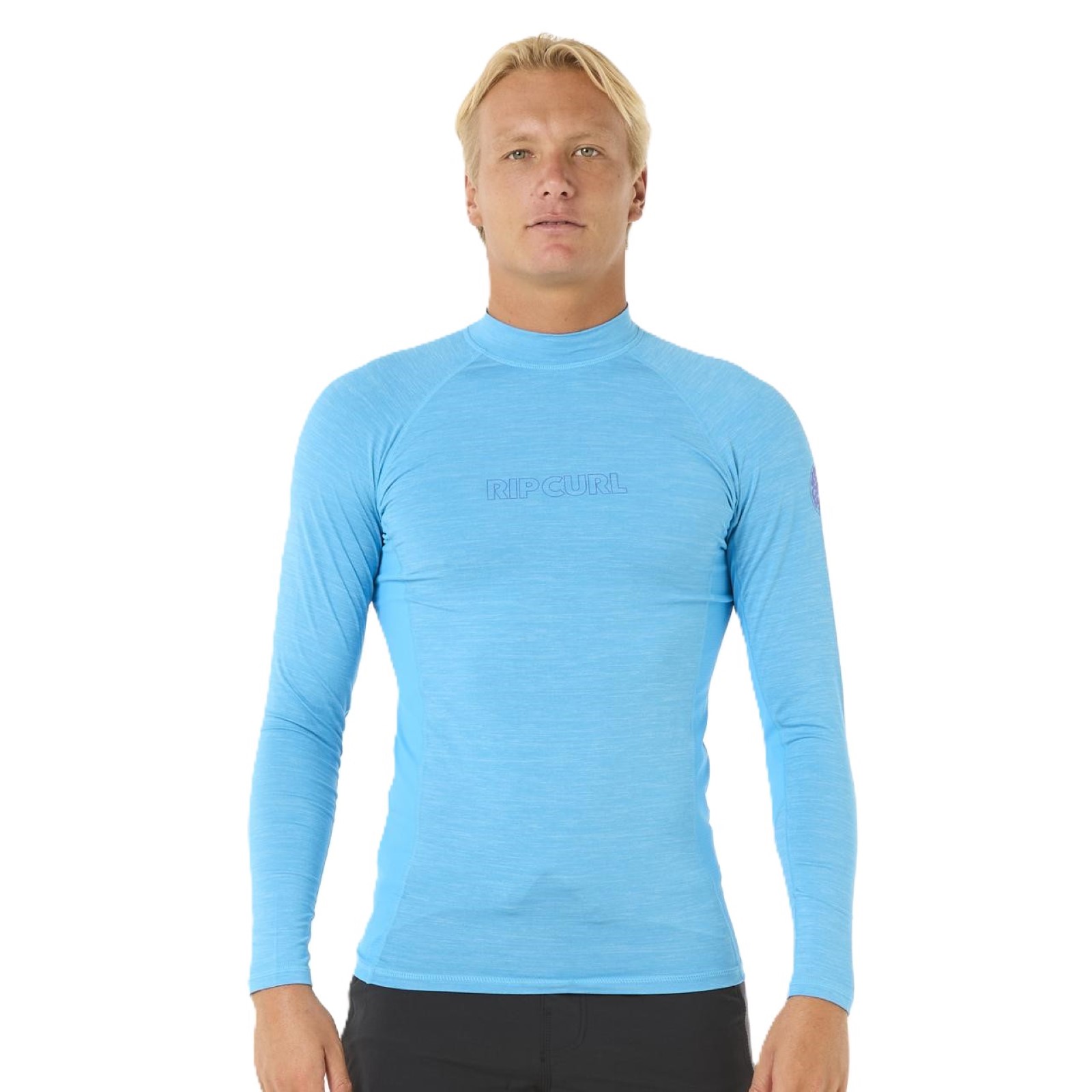 Rip Curl Para Hombres Dawn Patrol UPF 50 Perf Manga Larga Erupción Chaleco Prenda para el torso Camiseta Camiseta - Imagen 8 de 31