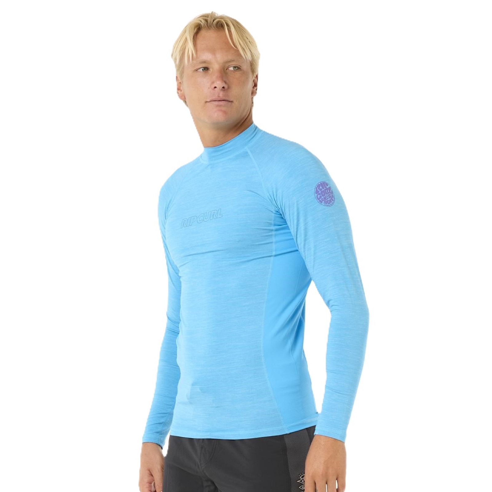 Rip Curl Para Hombres Dawn Patrol UPF 50 Perf Manga Larga Erupción Chaleco Prenda para el torso Camiseta Camiseta - Imagen 9 de 31