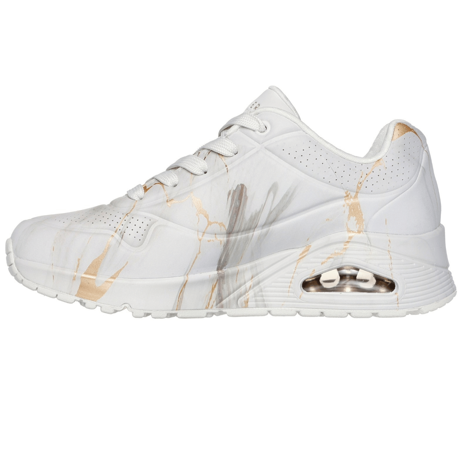 Skechers Womens Uno Marbel Marvel Trainers - Picture 2 of 29