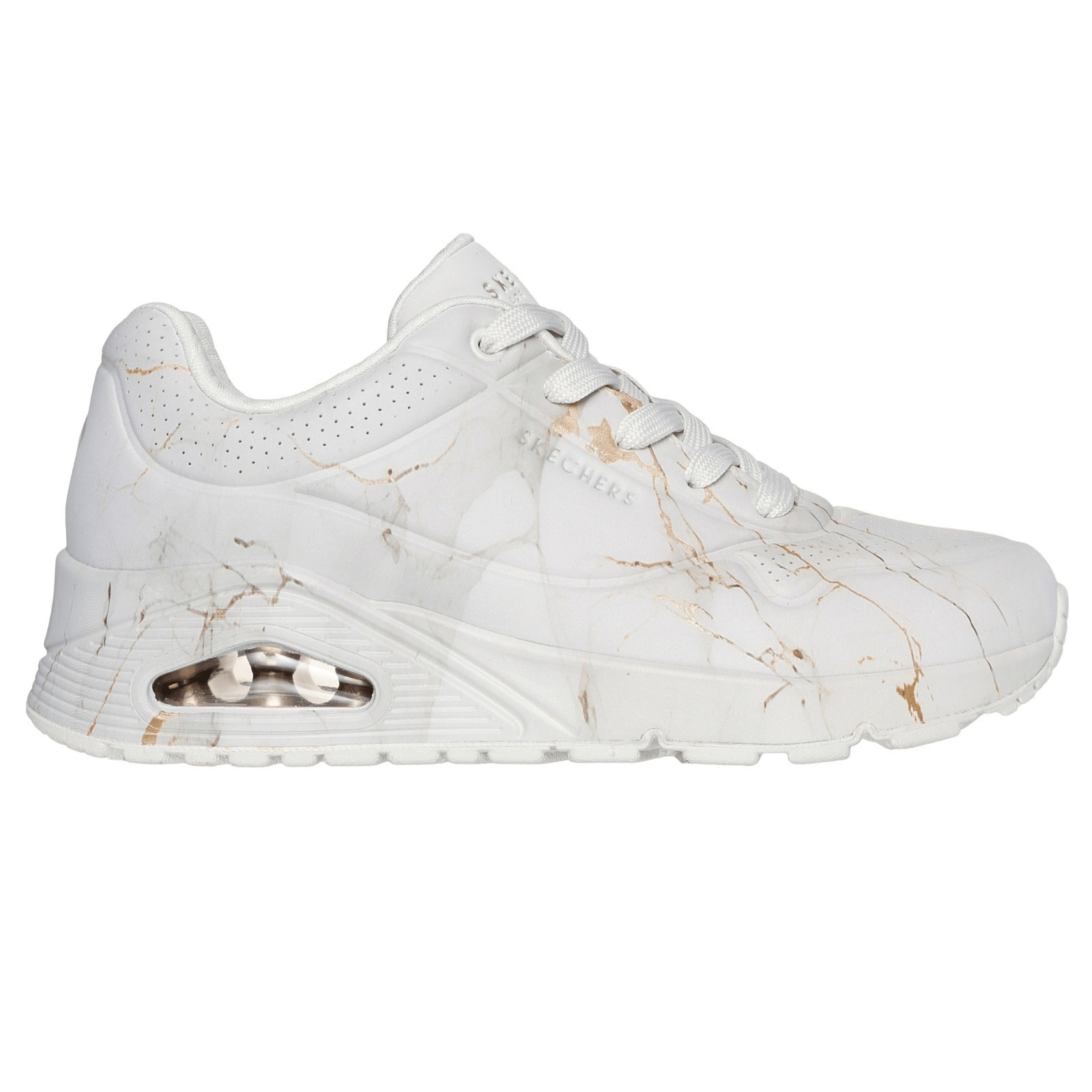 Skechers Womens Uno Marbel Marvel Trainers - Picture 3 of 29