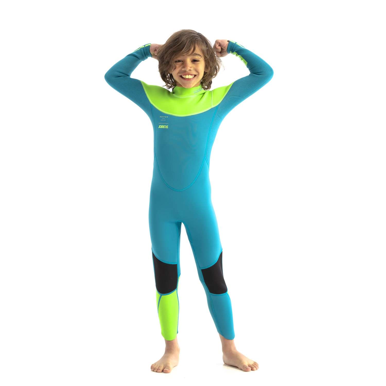 Jobe Kids Boston 3/2mm Back Zip Surf Surfing Swim Full Length Wetsuit - Picture 18 of 23