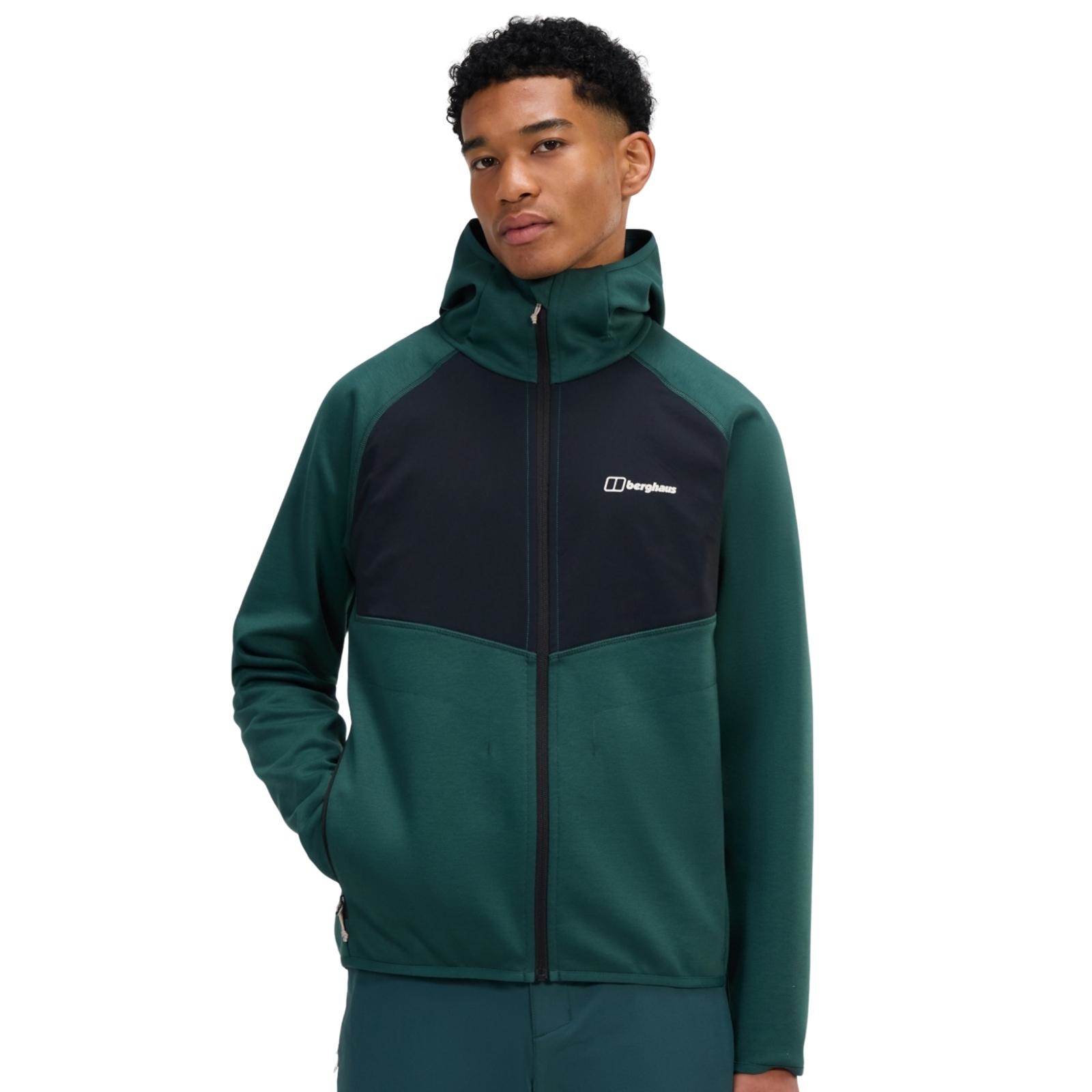 Chaqueta softshell híbrida a prueba de viento Berghaus Trawden para hombre - Imagen 2 de 13