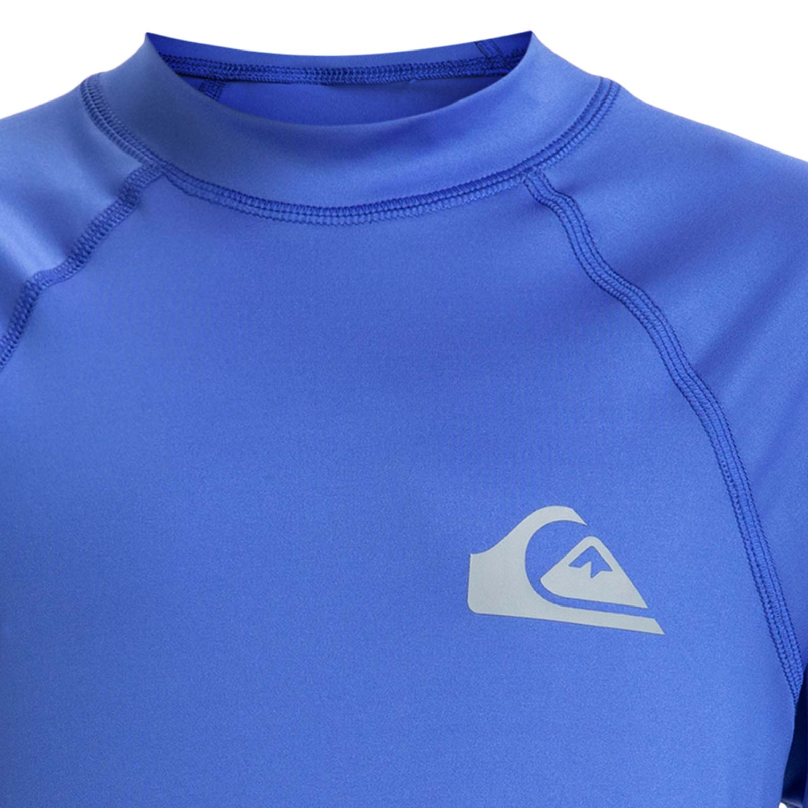Quiksilver Kids Everyday Short Sleeve UPF 50 Swimming Surfing Rash Vest Top - Picture 6 of 8