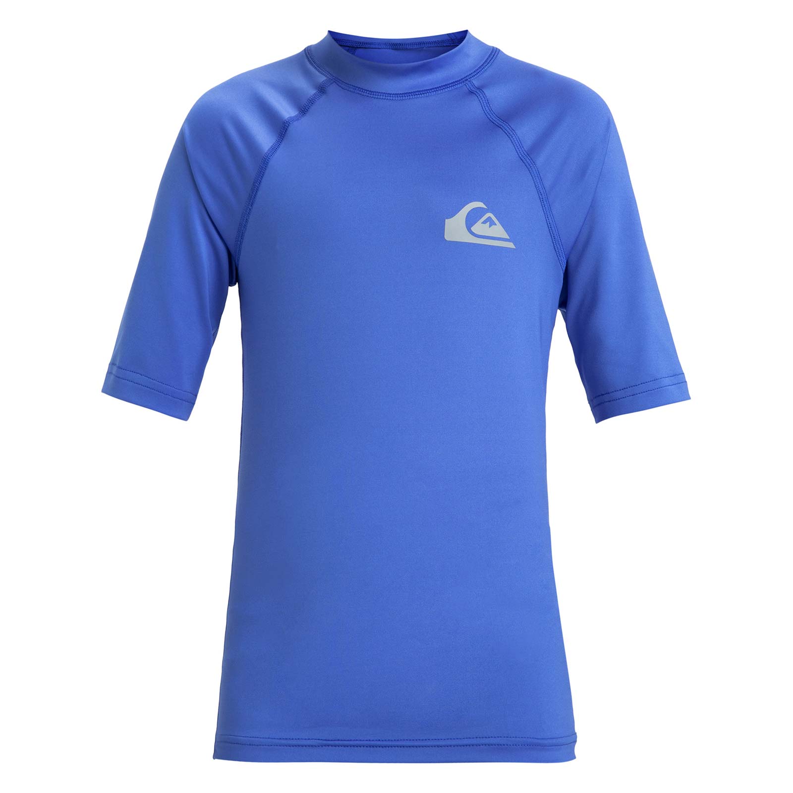 Quiksilver Kids Everyday Short Sleeve UPF 50 Swimming Surfing Rash Vest Top - Picture 4 of 8